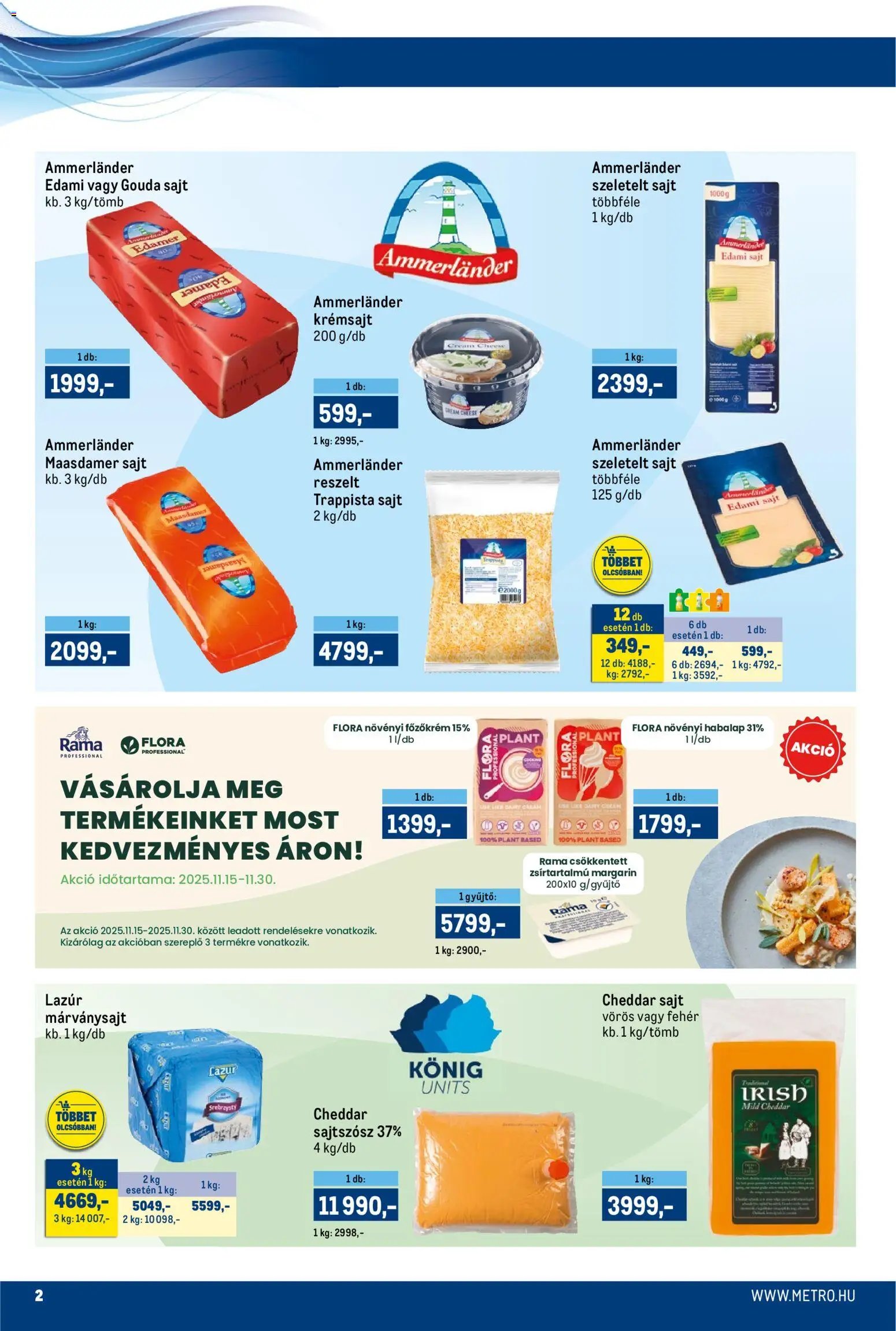Metro újság 2025.11.15. Akciós újság Metro (2025-11-15 - 2025-11-30)