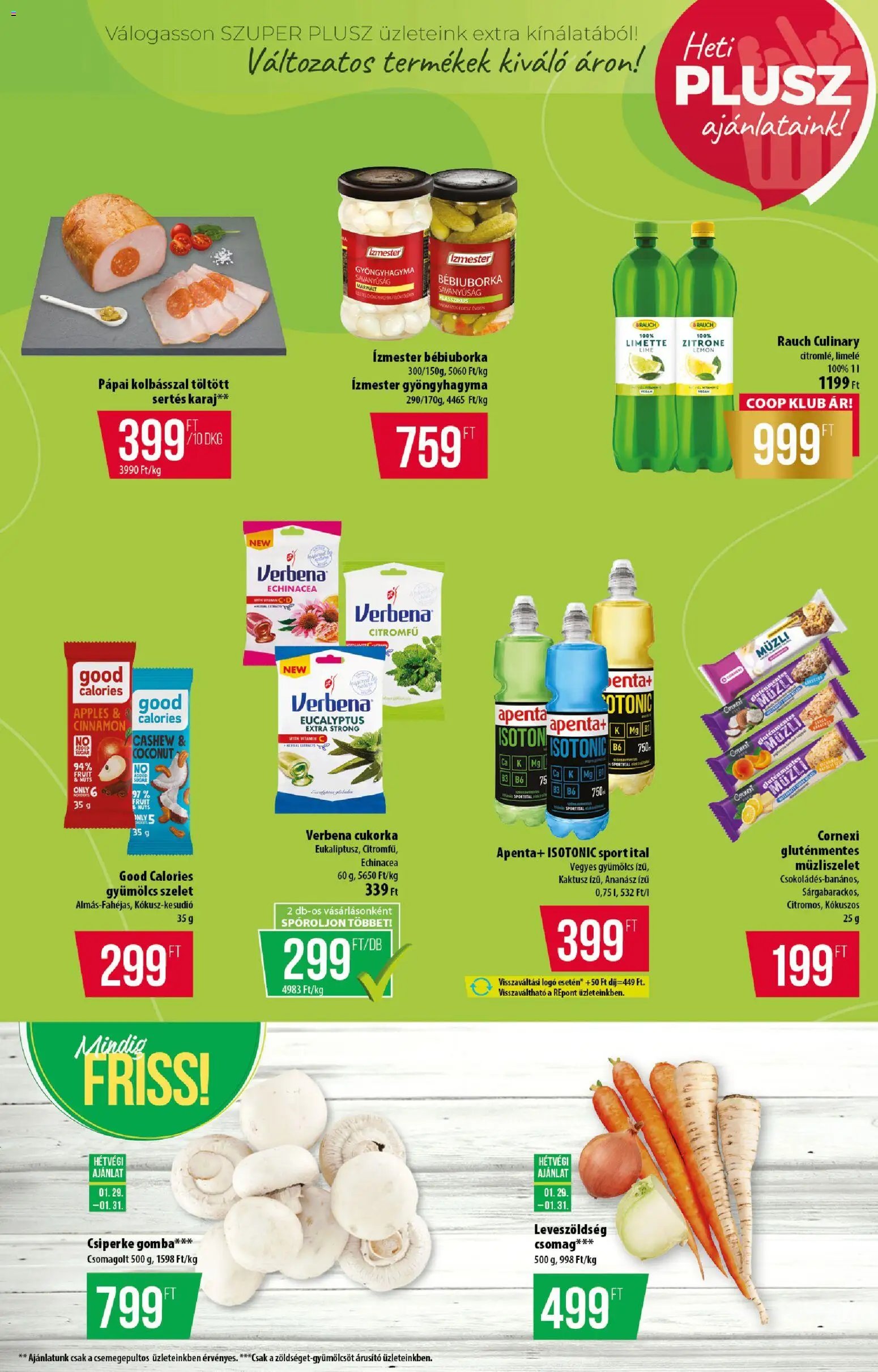 COOP újság 2026.01.29. Alföld Pro-Coop Zrt. - Szuper Plus (2026-01-29 - 2026-02-04)