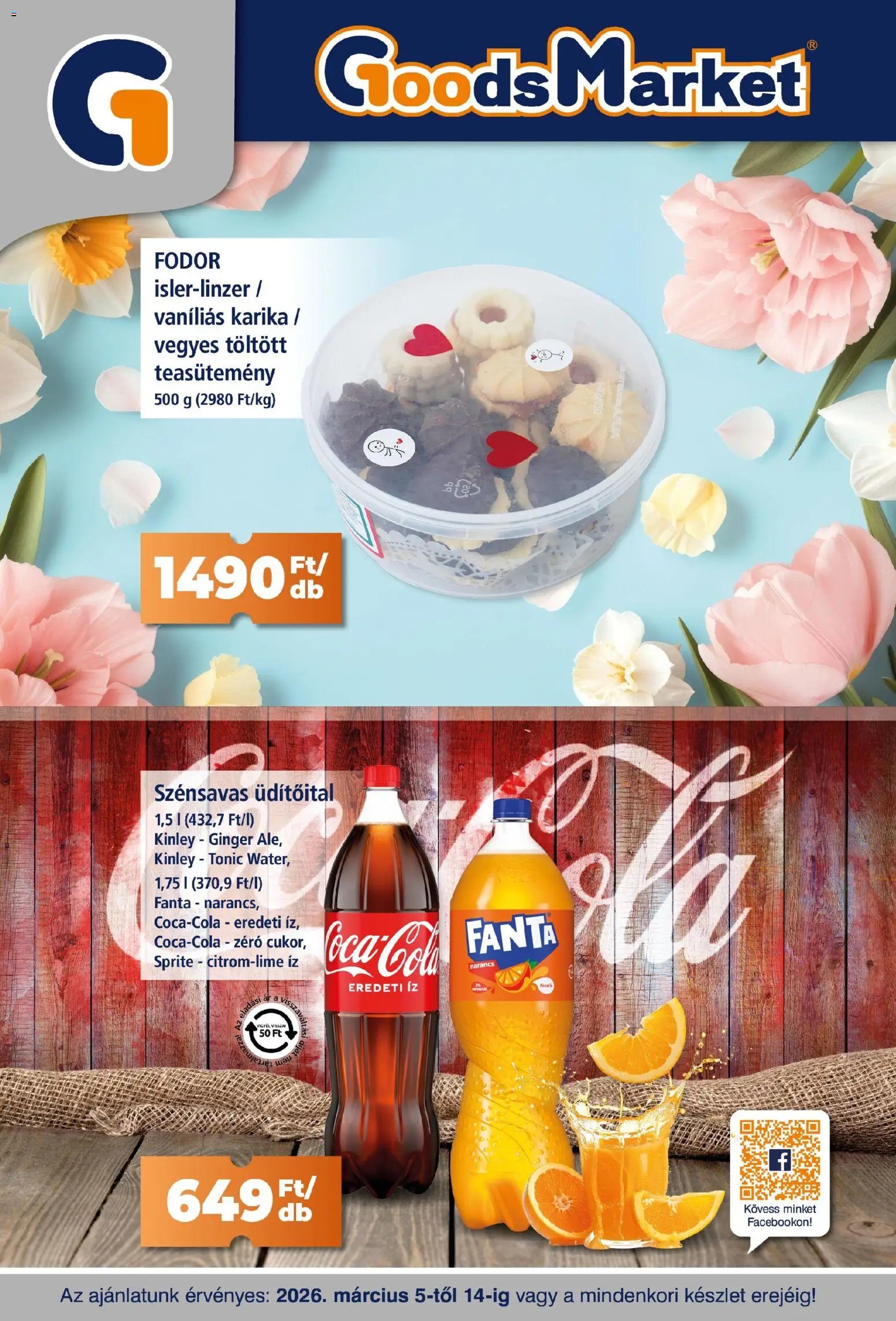 Goods Market újság 2026.03.05. Goods Market akciós újság (2026-03-05 - 2026-03-14)
