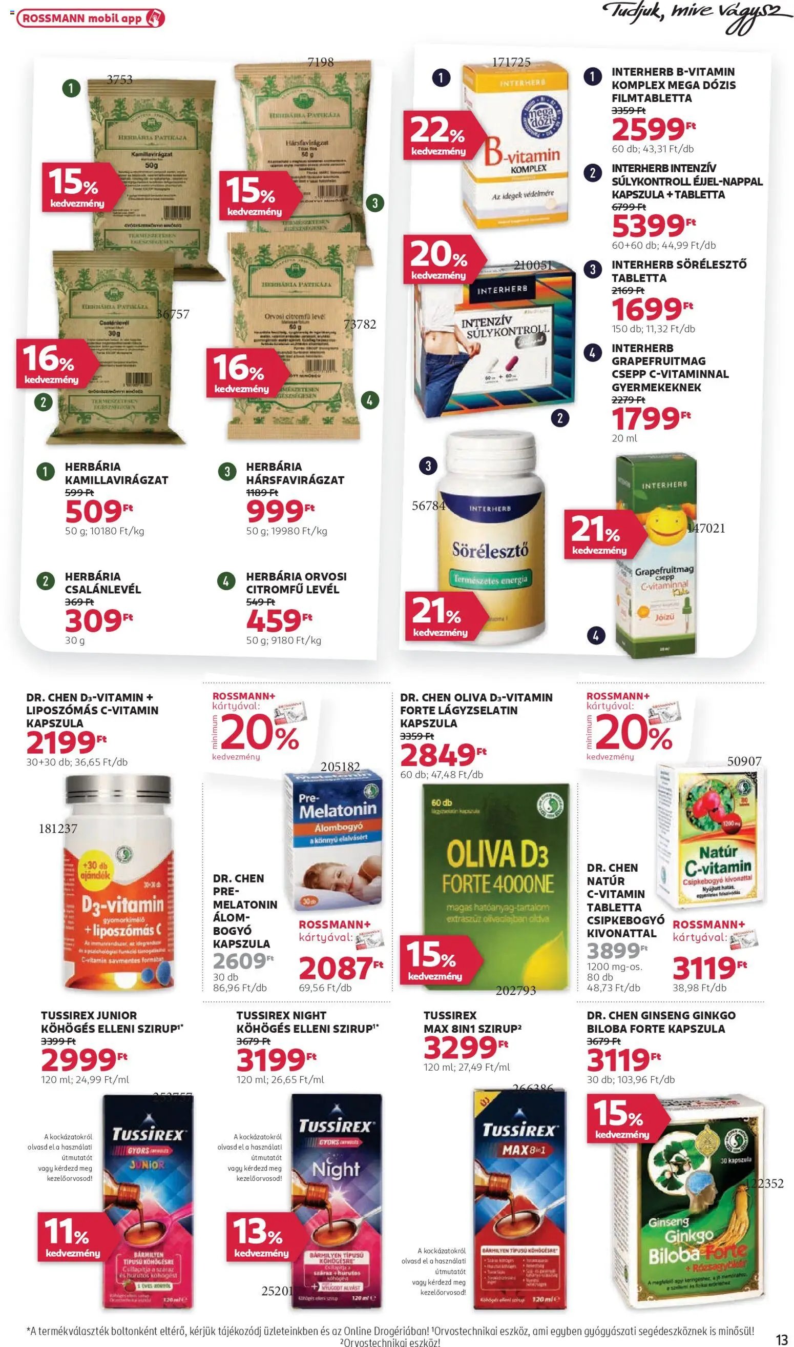 Rossmann újság 2025.11.03. Akciós újság Rossmann (2025-11-03 - 2025-11-14)