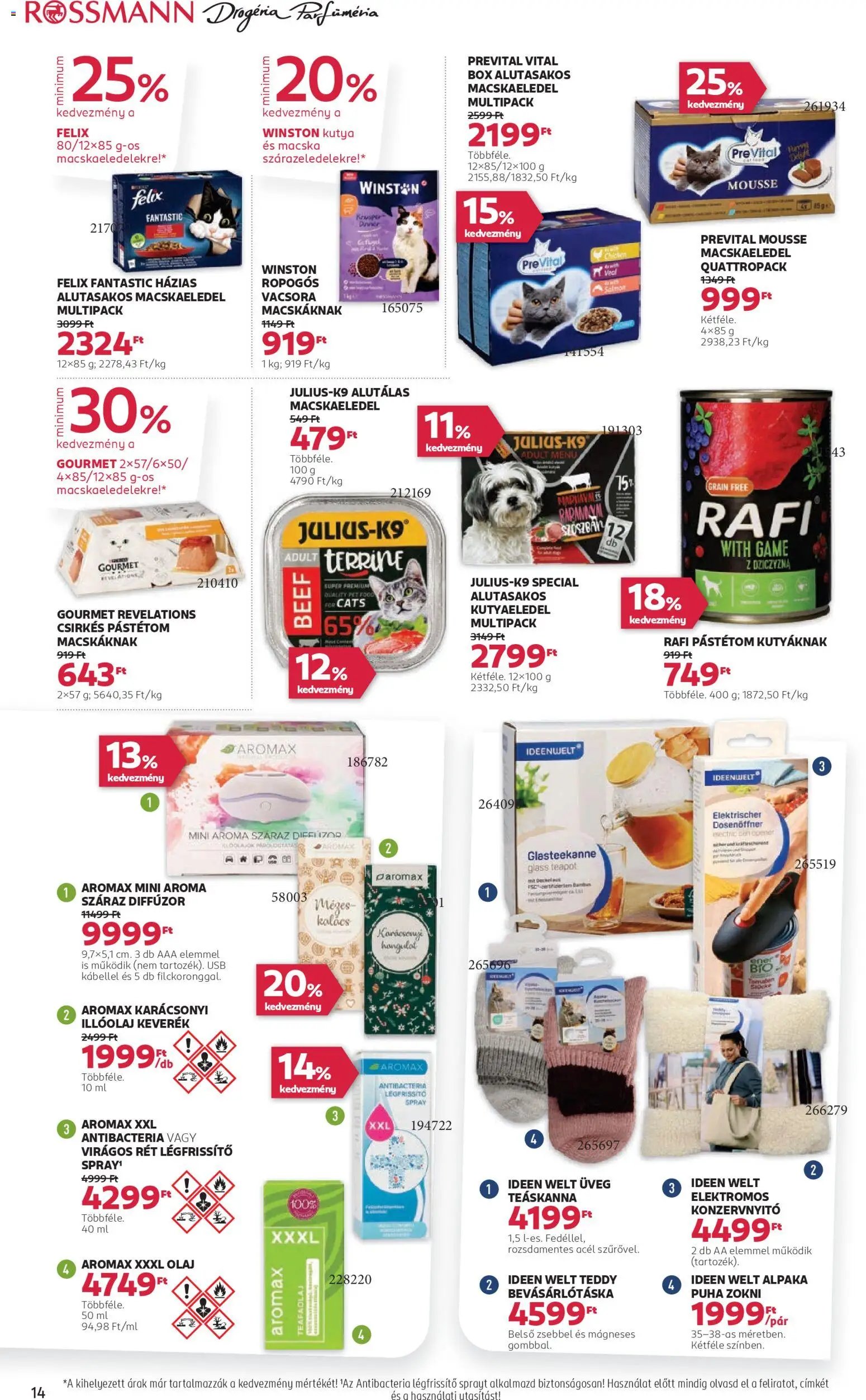 Rossmann újság 2025.11.03. Akciós újság Rossmann (2025-11-03 - 2025-11-14)