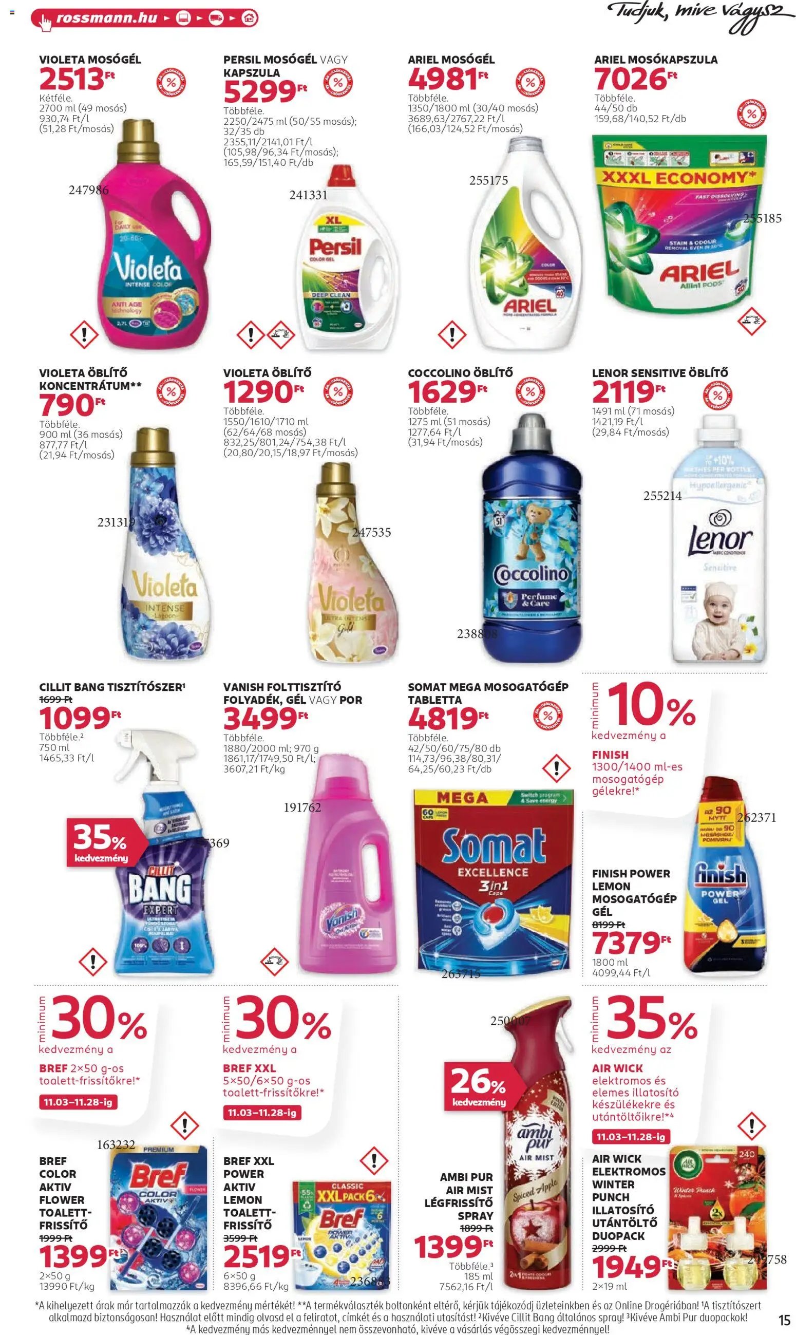 Rossmann újság 2025.11.03. Akciós újság Rossmann (2025-11-03 - 2025-11-14)