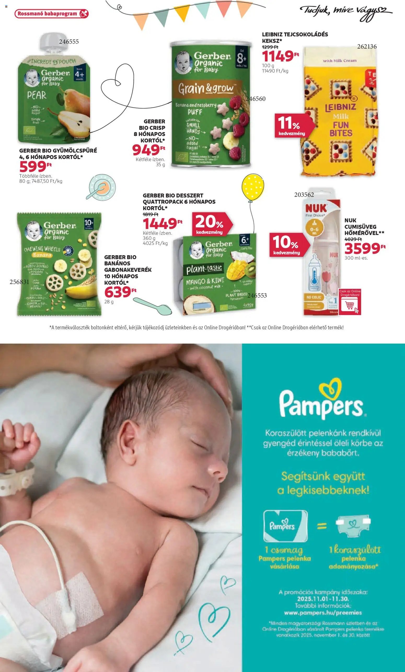 Rossmann újság 2025.11.03. Akciós újság Rossmann (2025-11-03 - 2025-11-14)