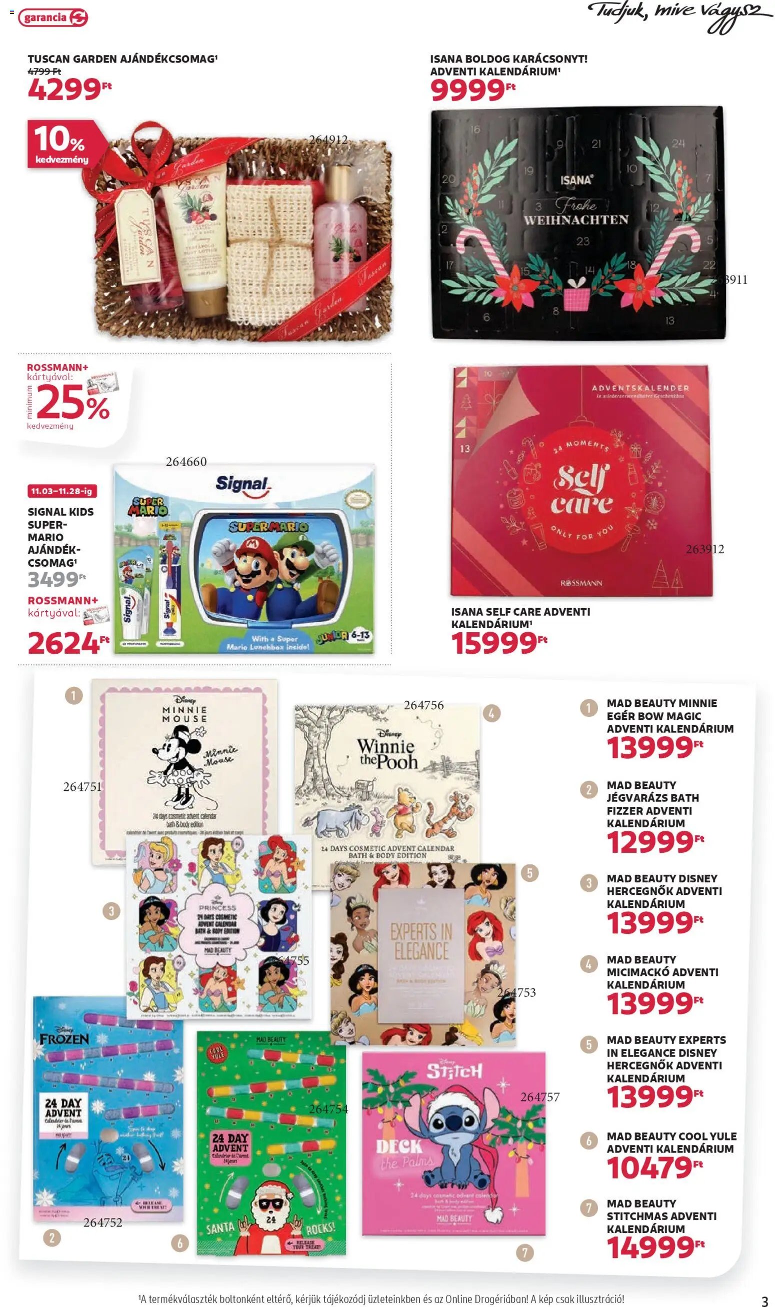 Rossmann újság 2025.11.03. Akciós újság Rossmann (2025-11-03 - 2025-11-14)