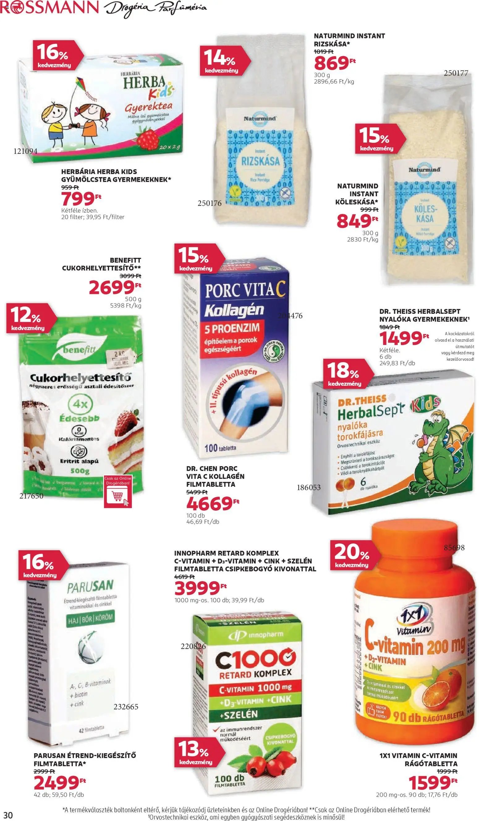 Rossmann újság 2025.11.03. Akciós újság Rossmann (2025-11-03 - 2025-11-14)