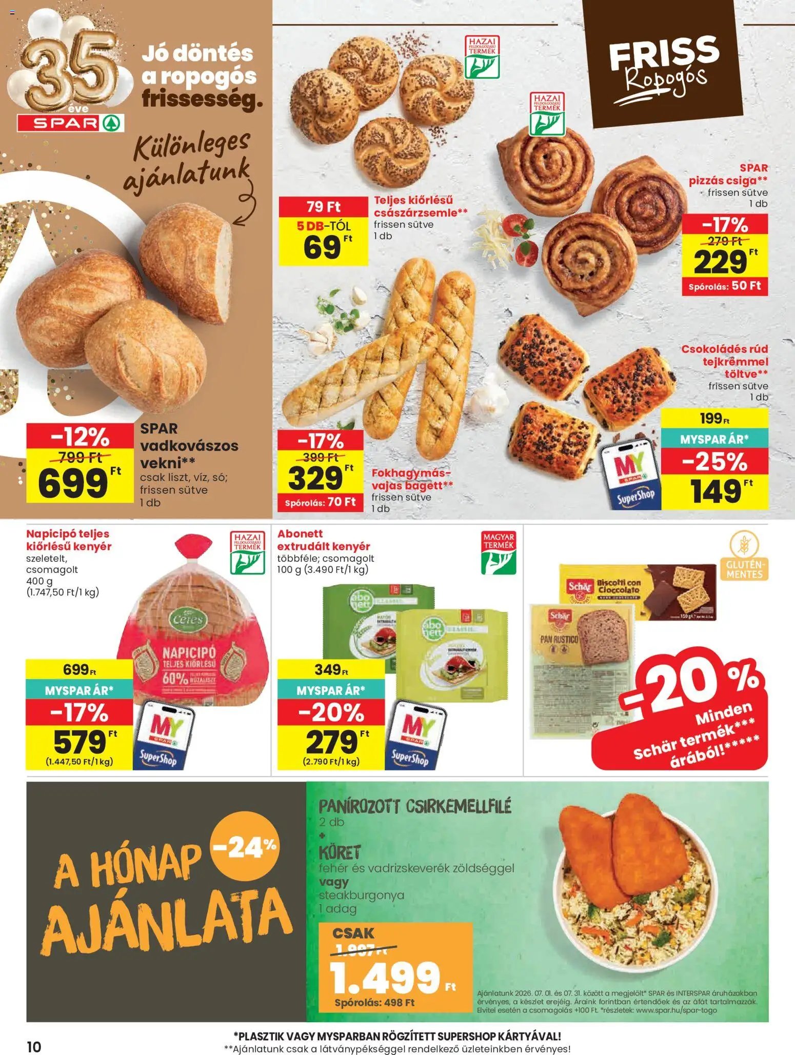 Spar újság 2026.07.02. Spar akciós újság