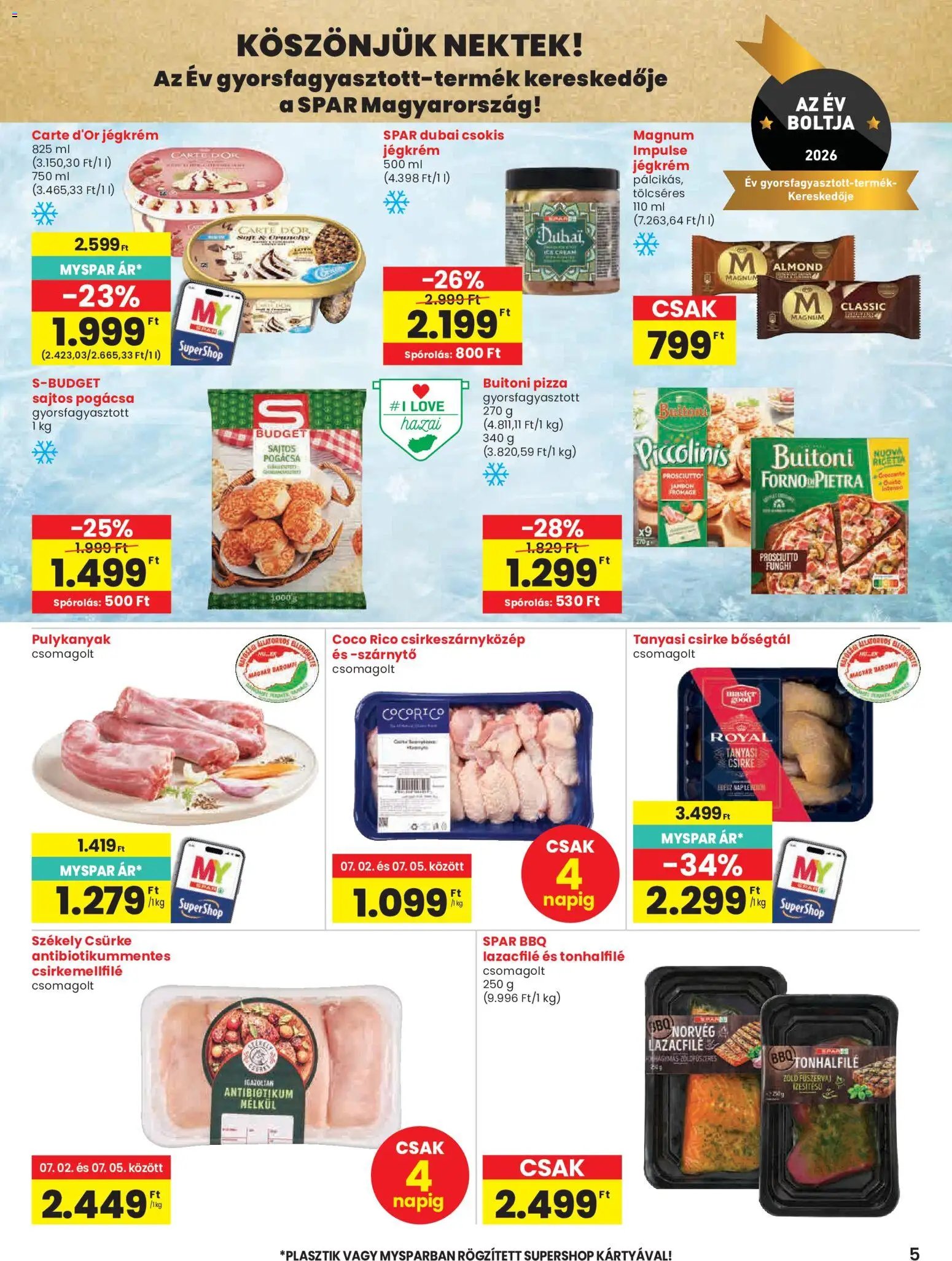 Spar újság 2026.07.02. Spar akciós újság