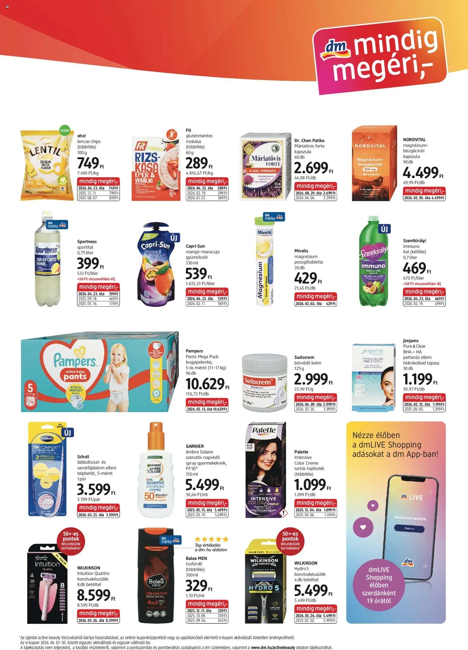DM Drogerie Markt újság 2026.04.23. DM Drogerie Markt akciós újság (2026-04-23 - 2026-05-06)