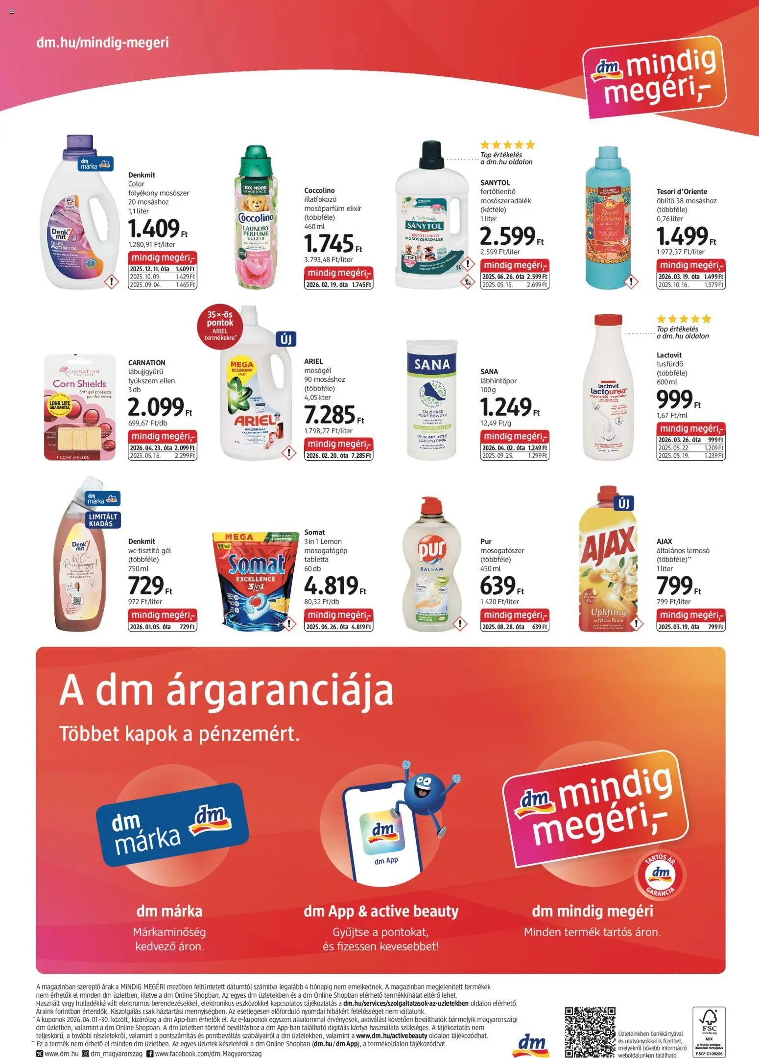 DM Drogerie Markt újság 2026.04.23. DM Drogerie Markt akciós újság (2026-04-23 - 2026-05-06)