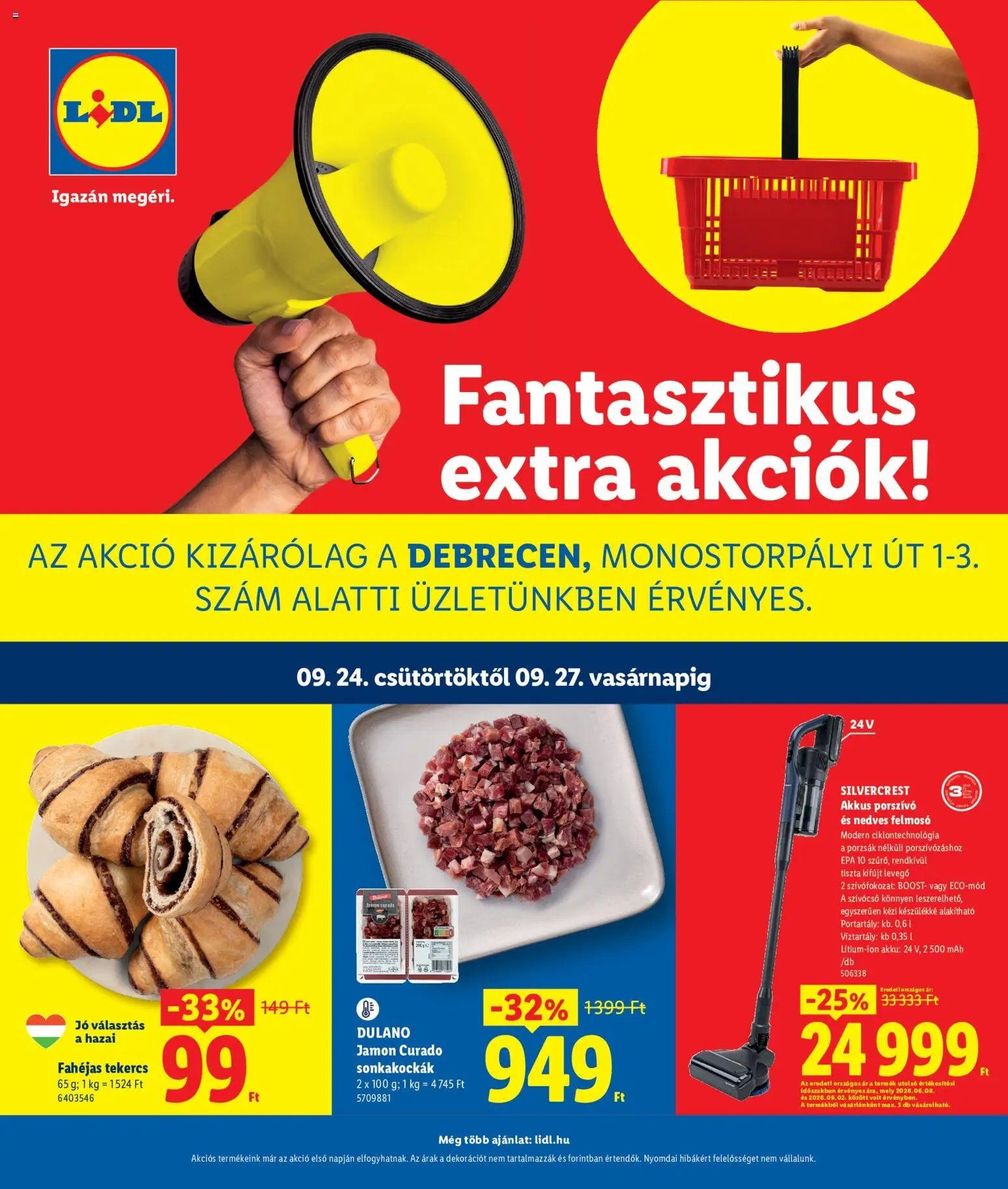 Lidl újság 2026.09.24. Lidl Debrecen