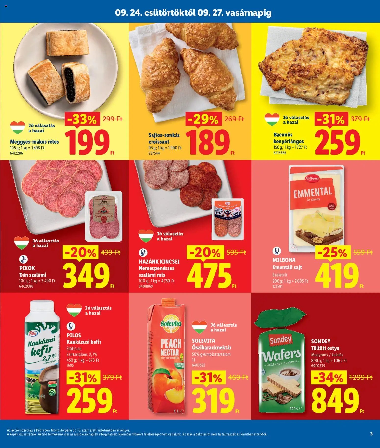 Lidl újság 2026.09.24. Lidl Debrecen