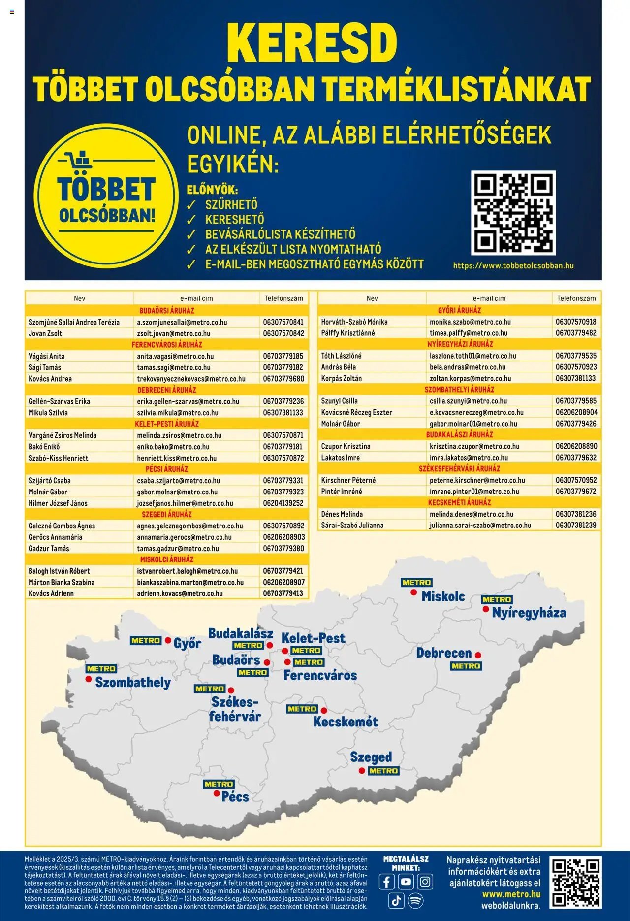 Metro újság 2025.03.01. Ajánlataink kiskereskedőknek (2025-03-01)