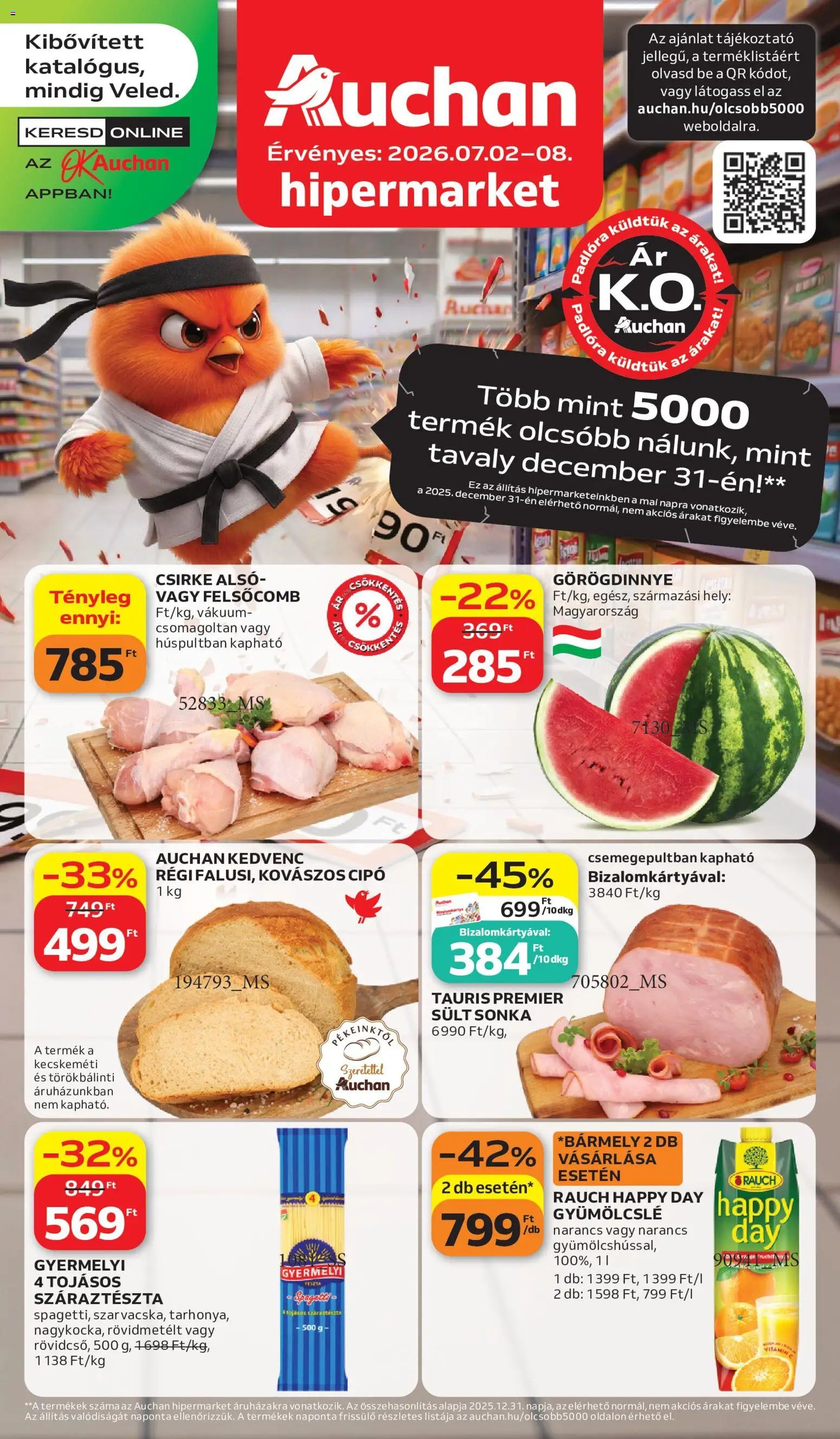 Auchan újság 2026.07.02. Auchan akciós újság