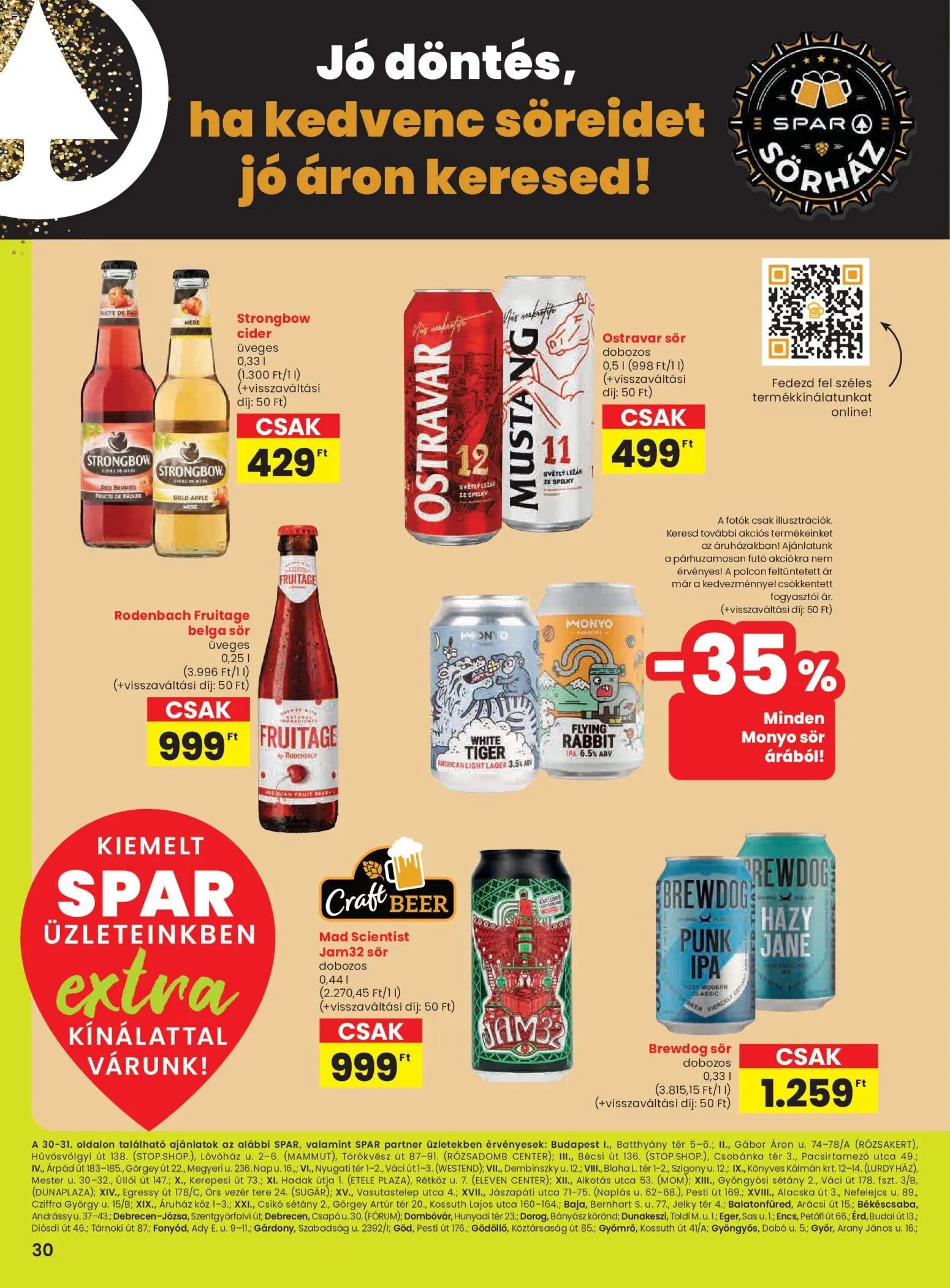 Spar újság 2026.02.19. Extra ajánlat (2026-02-19 - 2026-02-25)