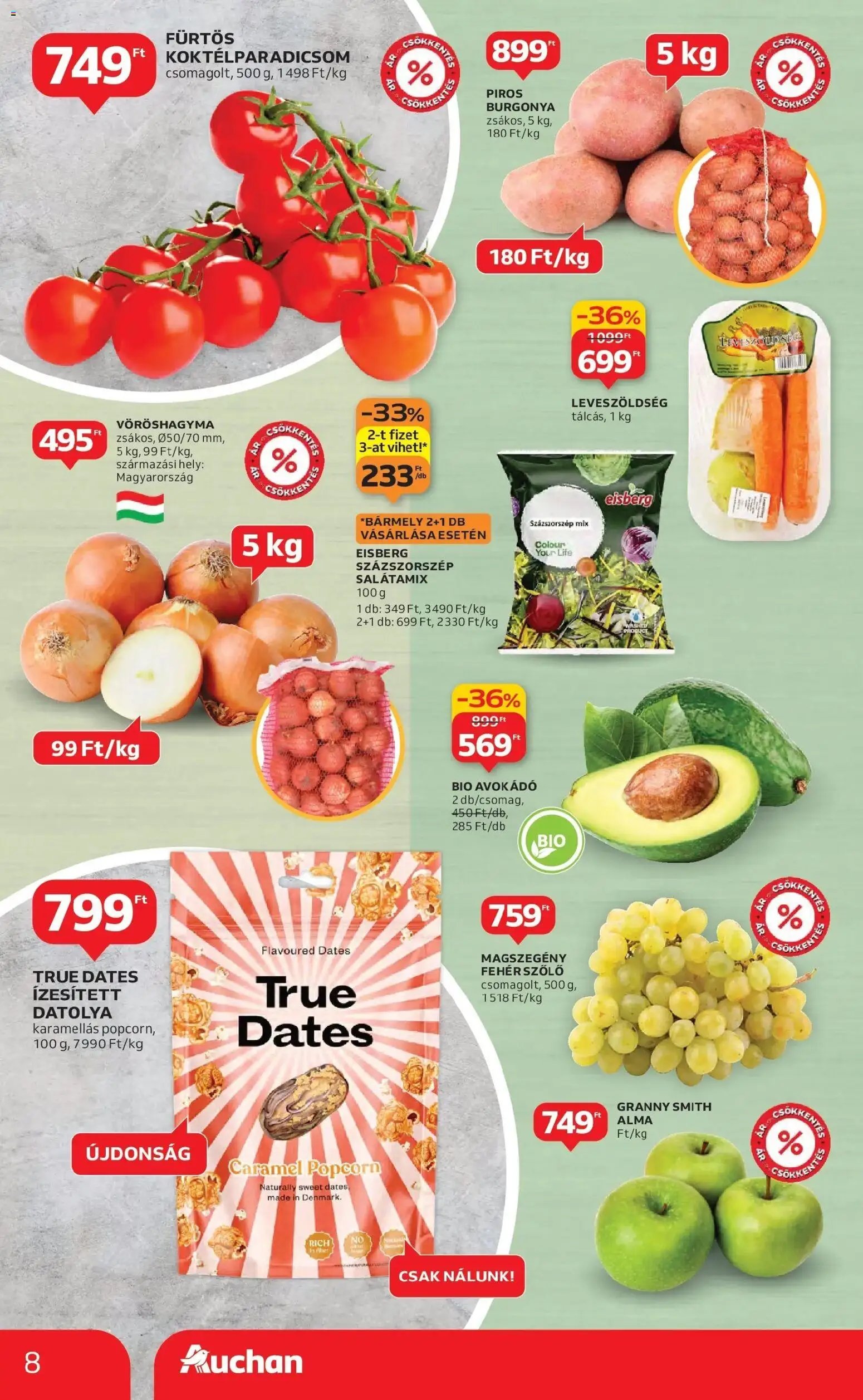 Auchan újság 2026.01.29. Kecskemét Akciós újság Auchan (2026-01-29 - 2026-02-04)