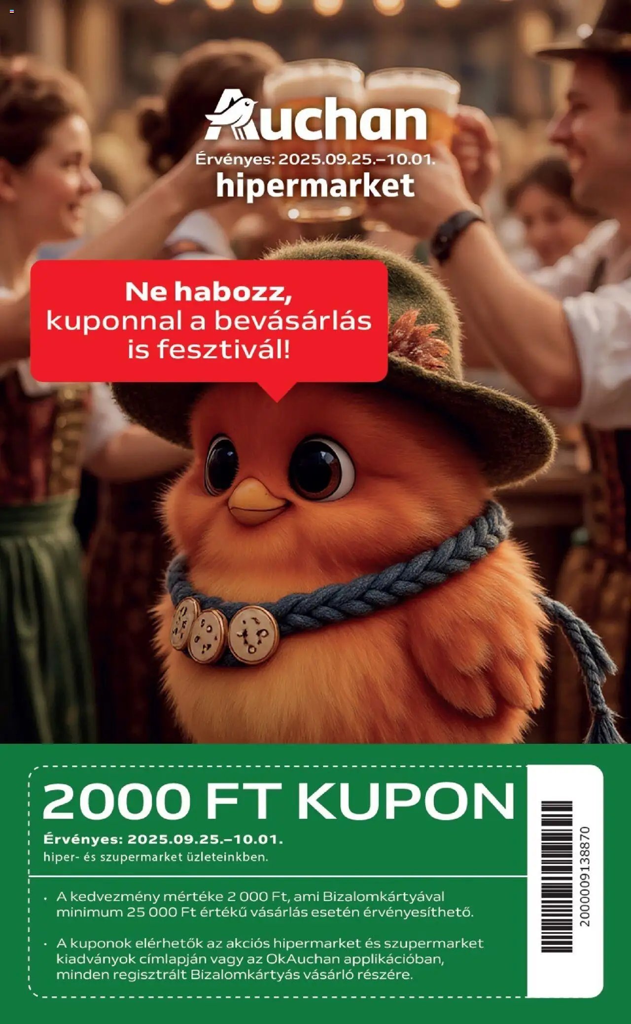 Auchan újság 2025.09.25. Akciós újság Auchan (2025-09-25 - 2025-10-01)