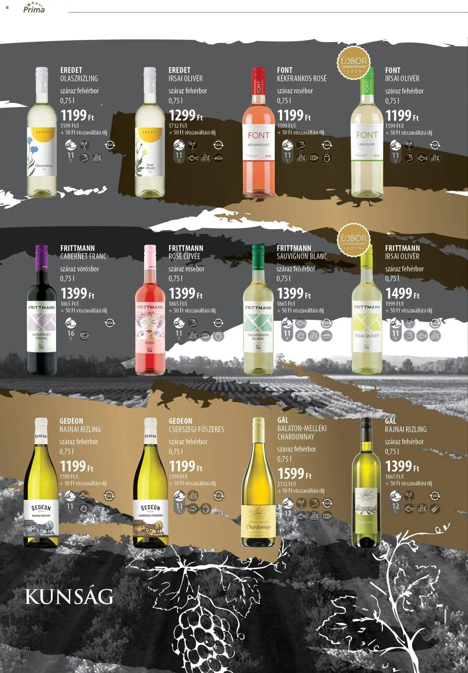 CBA Príma újság 2025.11.11. Borkatalógus (2025-11-11 - 2025-12-31)