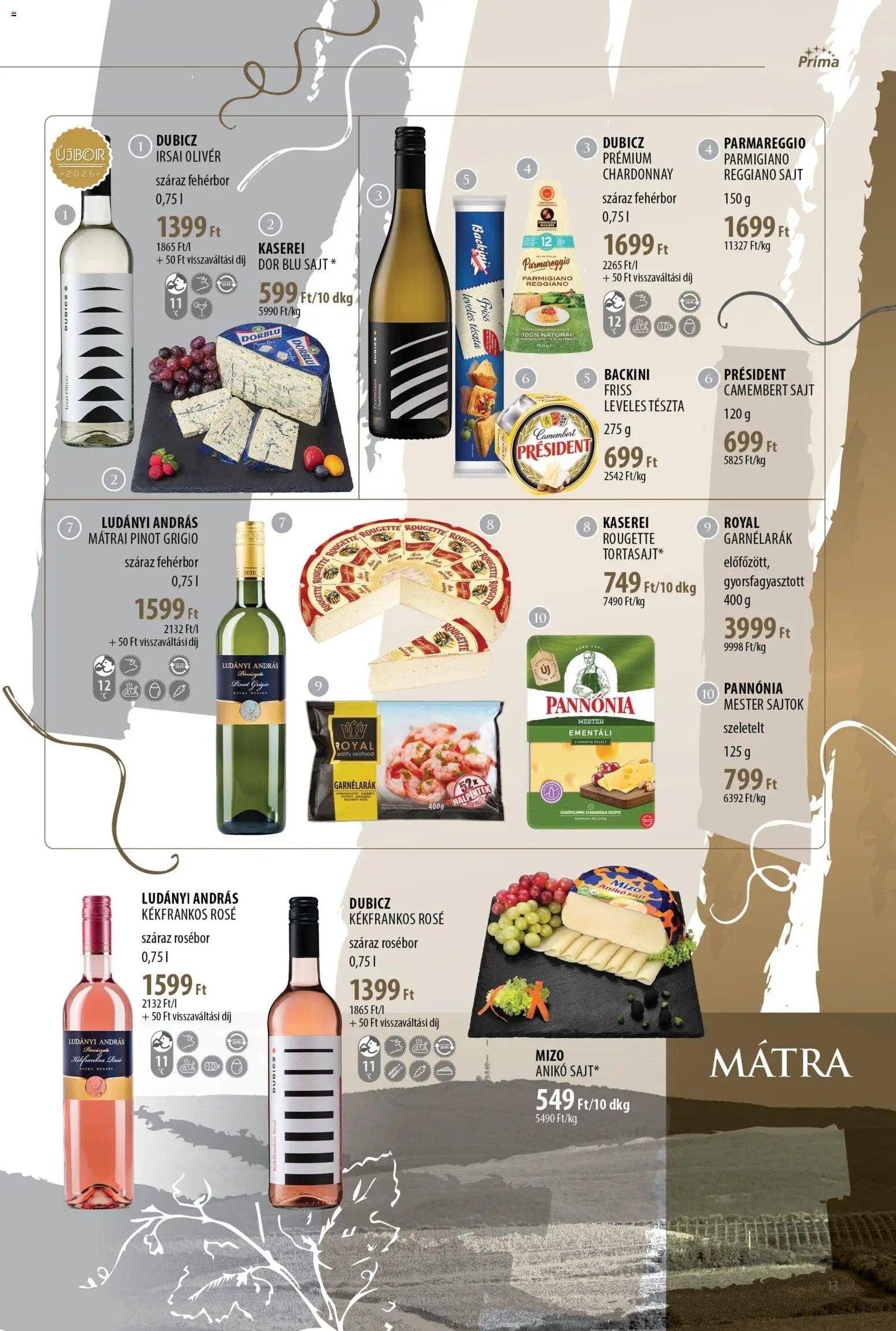 CBA Príma újság 2025.11.11. Borkatalógus (2025-11-11 - 2025-12-31)
