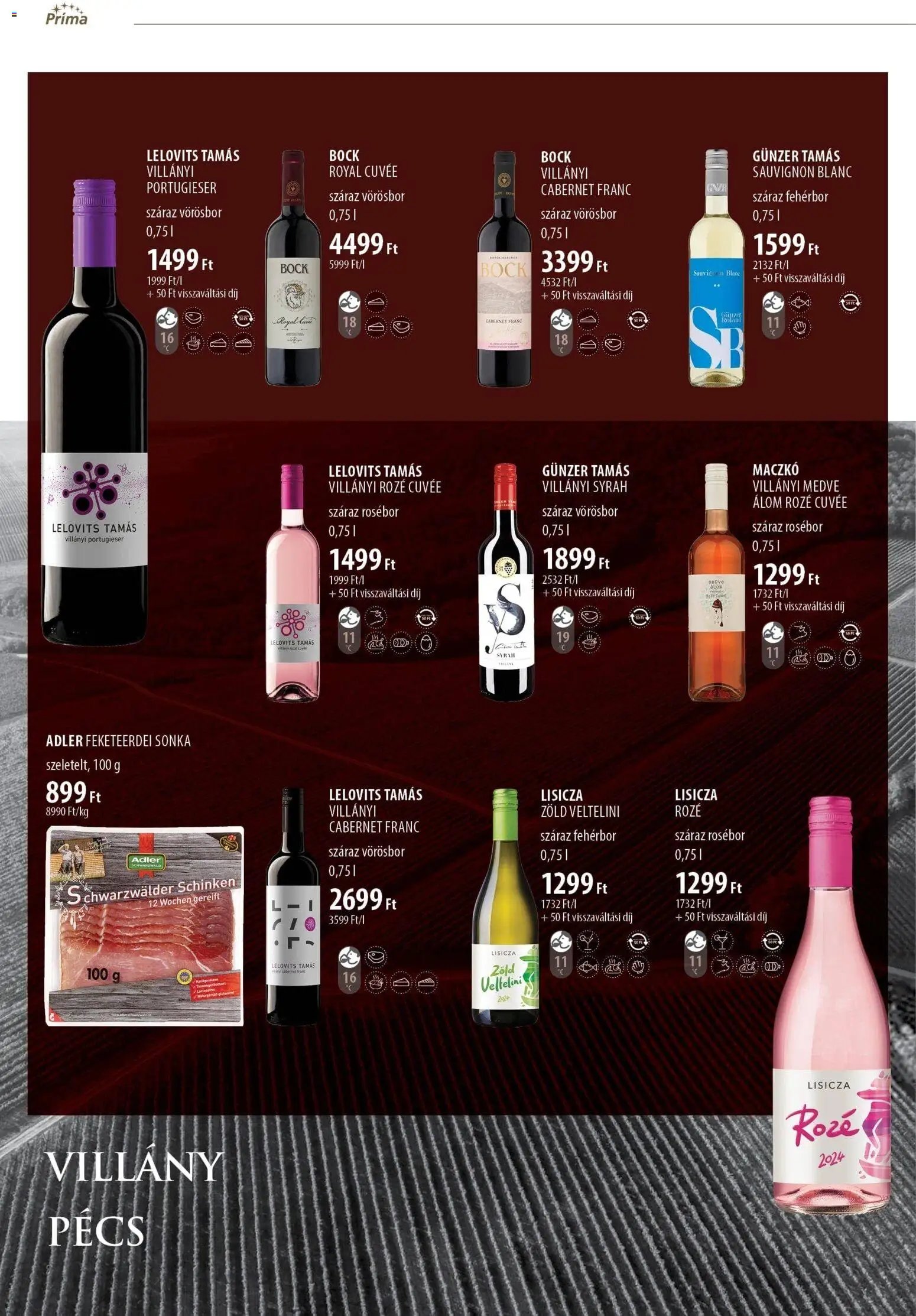 CBA Príma újság 2025.11.11. Borkatalógus (2025-11-11 - 2025-12-31)