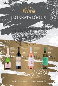 CBA Príma újság 2025.11.11. Borkatalógus (2025-11-11 - 2025-12-31)