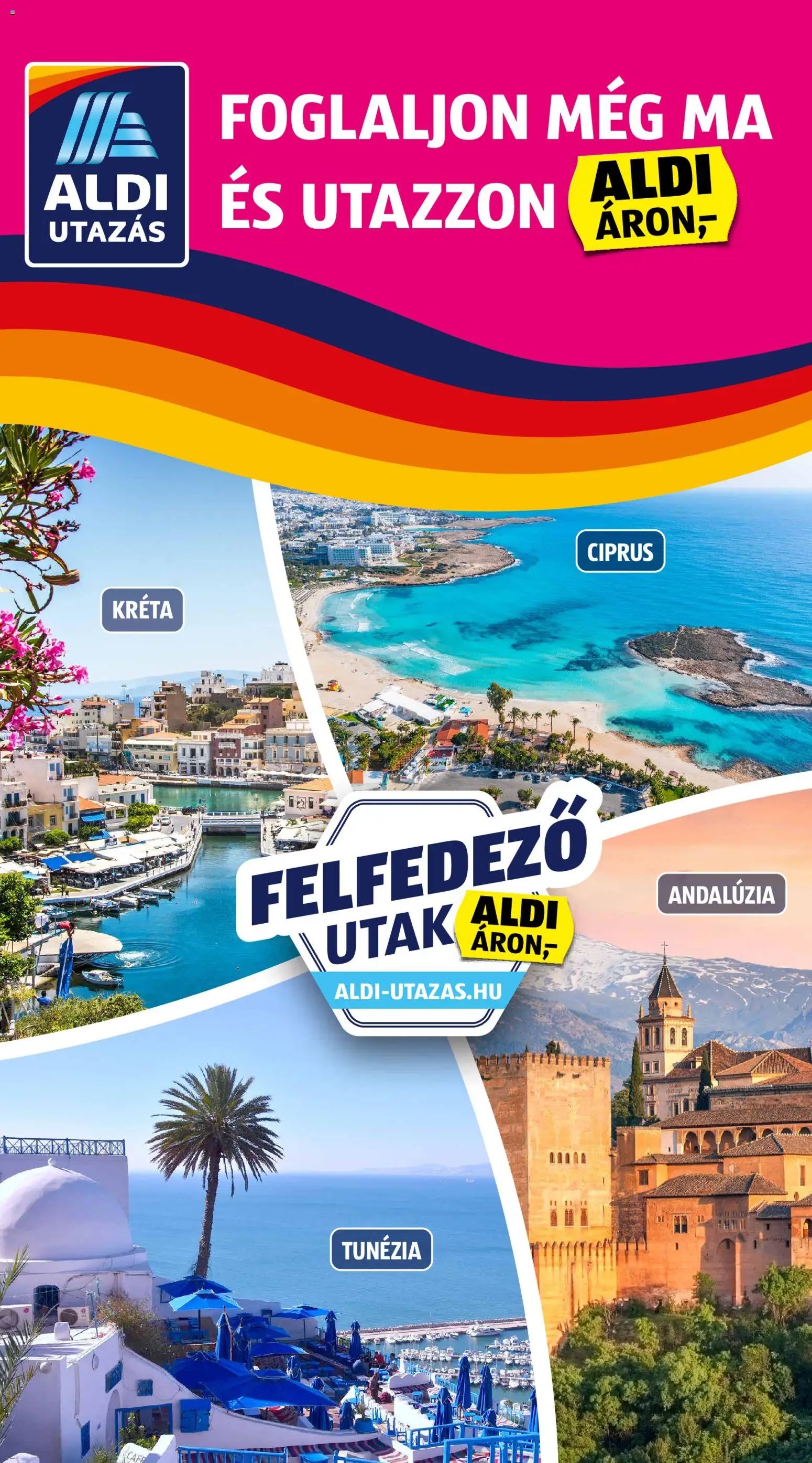 Aldi újság 2026.06.04. Aldi Utazás katalógus