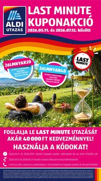 Aldi újság 2026.06.04. Aldi Utazás katalógus