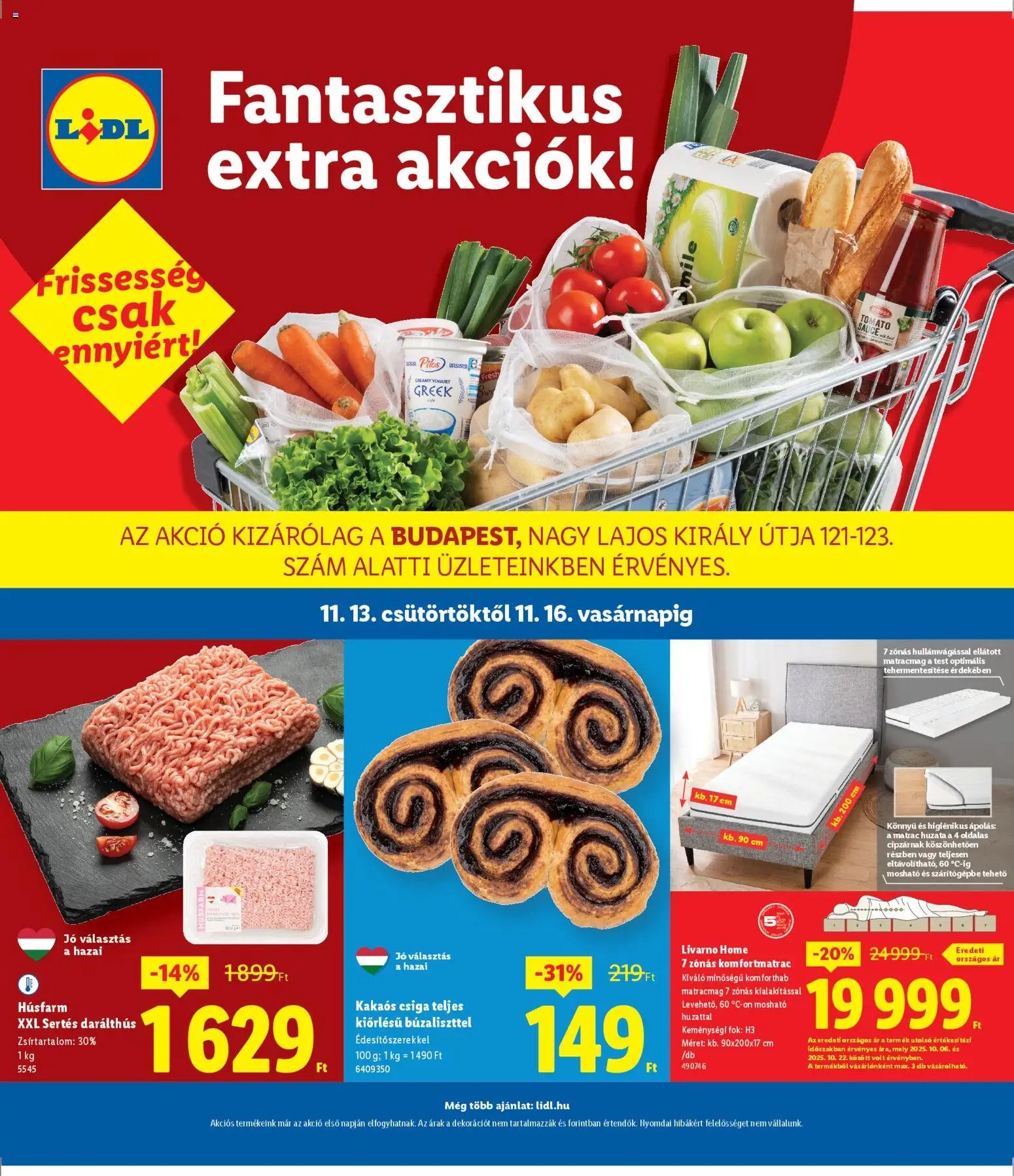 Lidl újság 2025.11.13. Budapest (2025-11-13 - 2025-11-16)