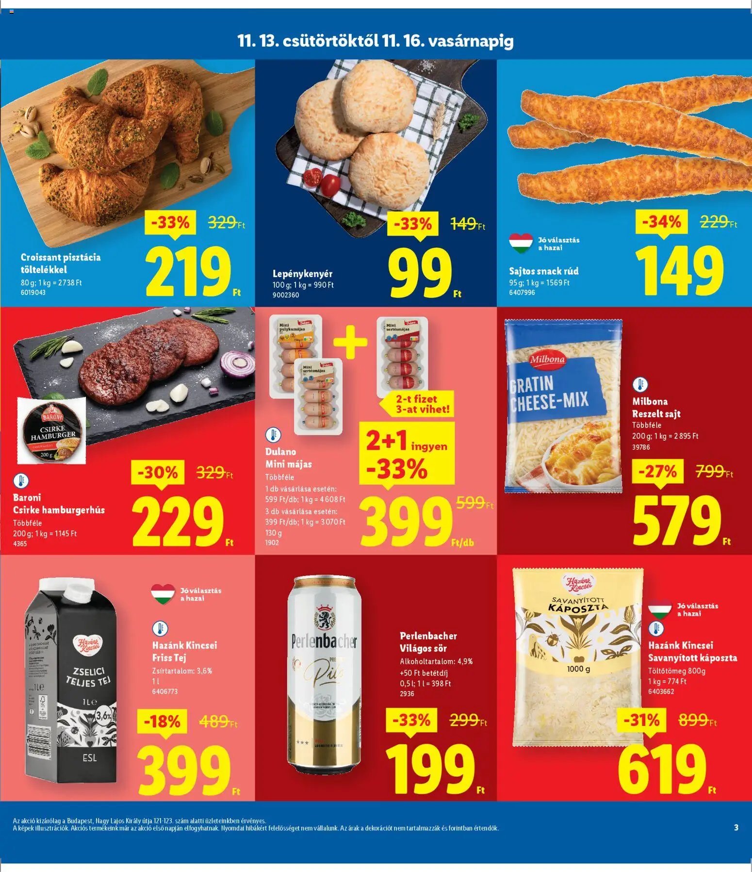 Lidl újság 2025.11.13. Budapest (2025-11-13 - 2025-11-16)