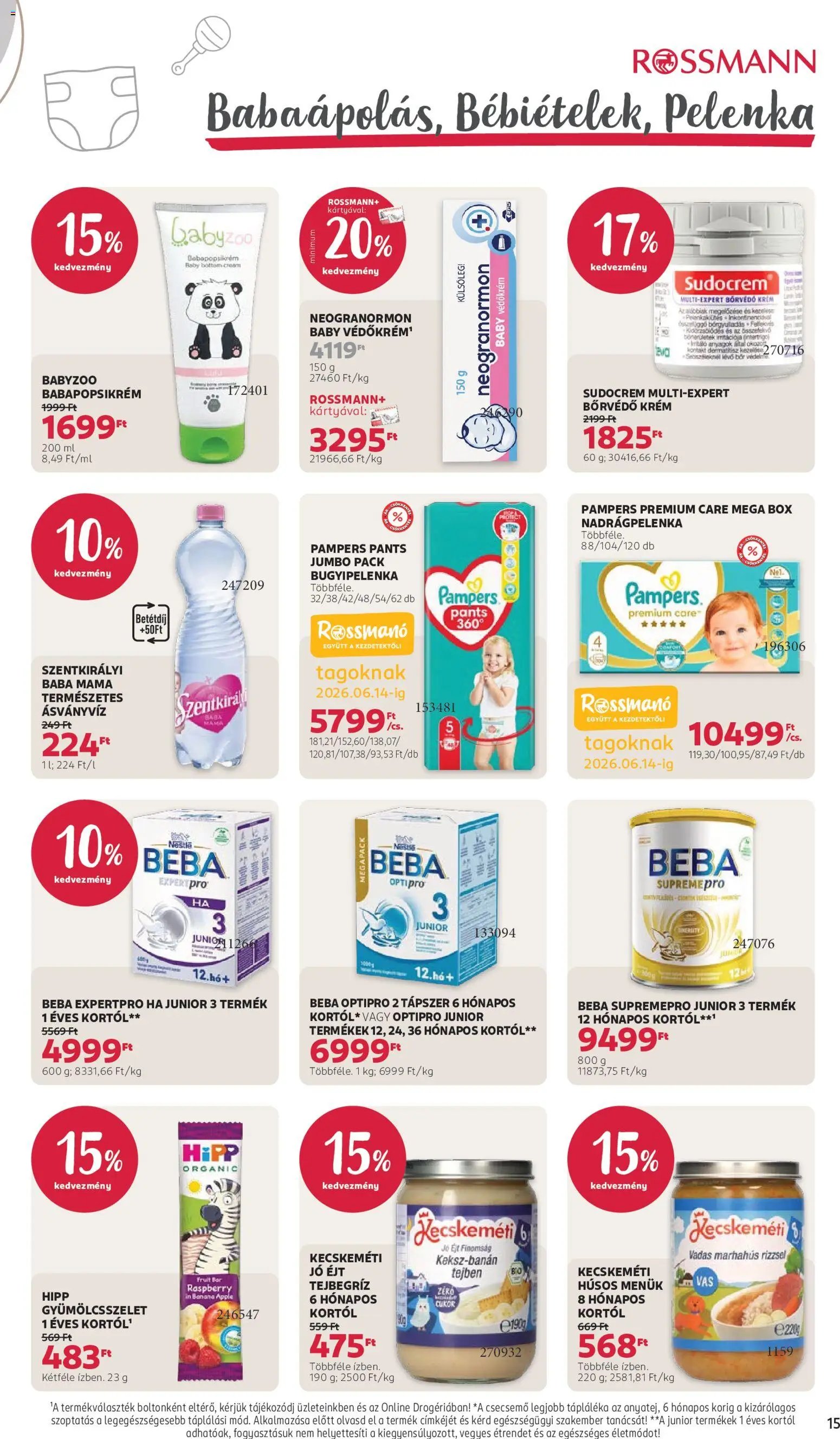 Rossmann újság 2026.05.04. Rossmann akciós újság (2026-05-04 - 2026-05-15)