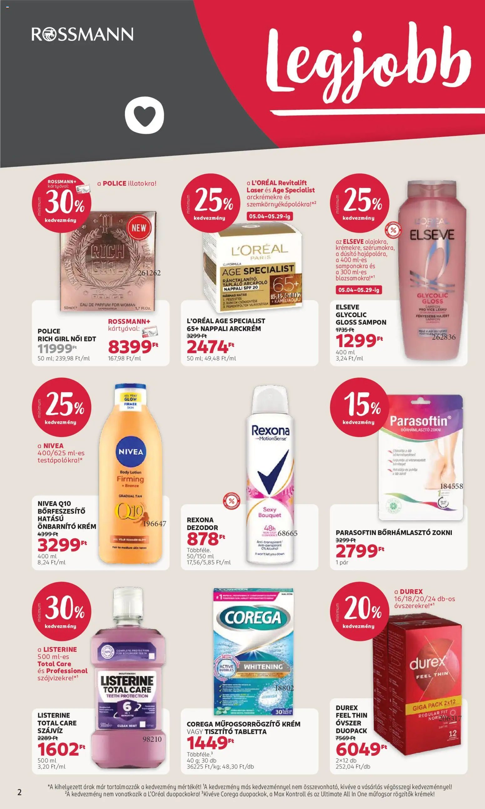Rossmann újság 2026.05.04. Rossmann akciós újság (2026-05-04 - 2026-05-15)