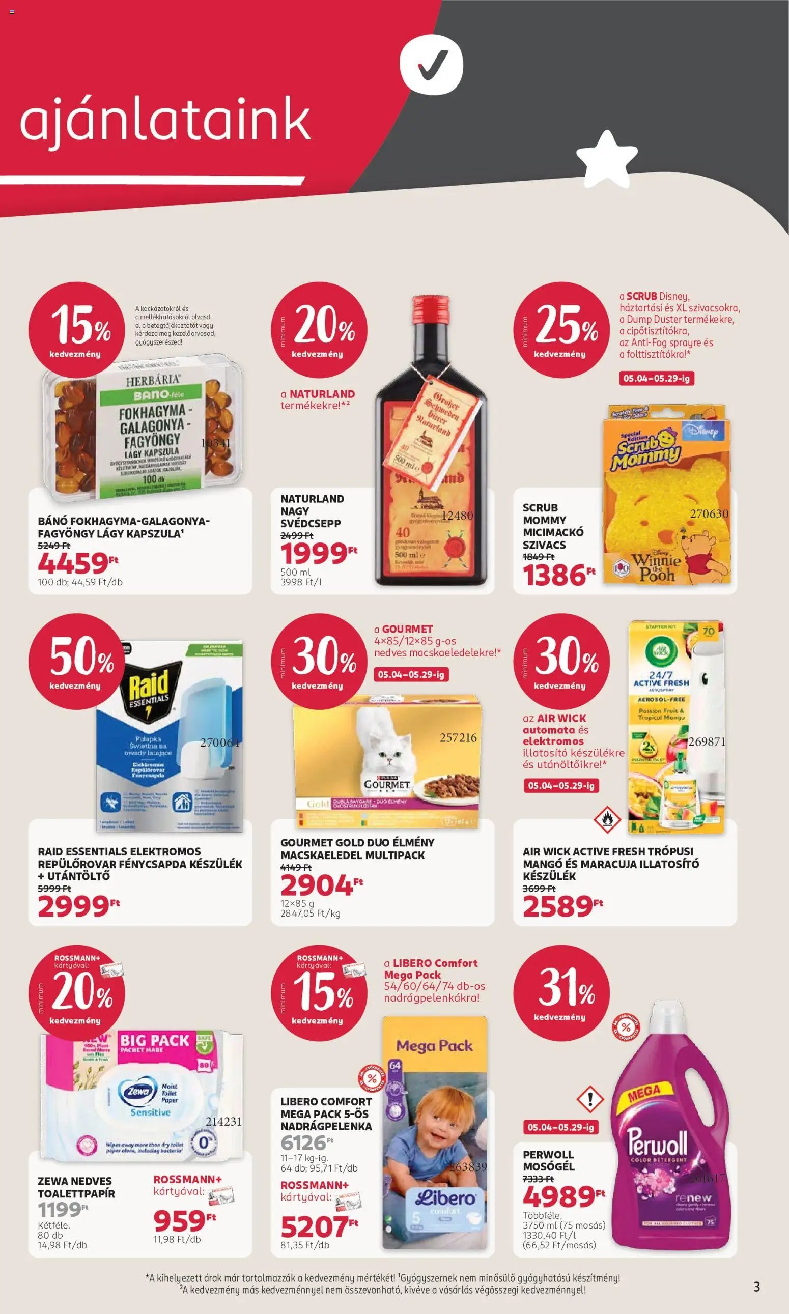 Rossmann újság 2026.05.04. Rossmann akciós újság (2026-05-04 - 2026-05-15)
