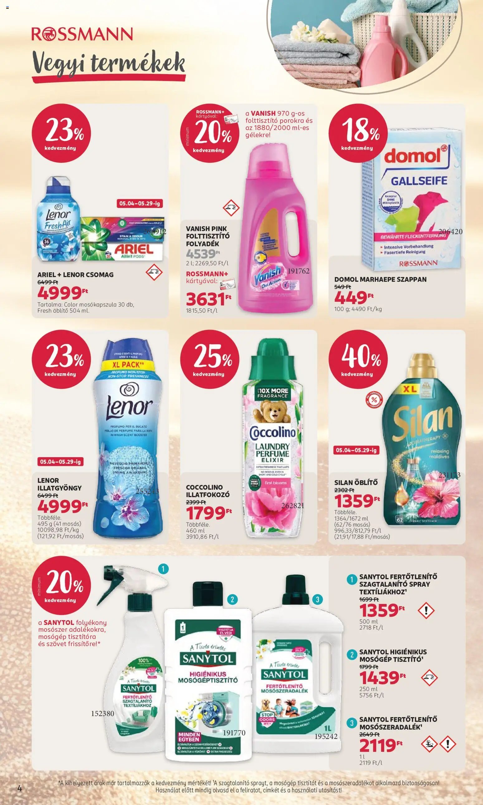 Rossmann újság 2026.05.04. Rossmann akciós újság (2026-05-04 - 2026-05-15)