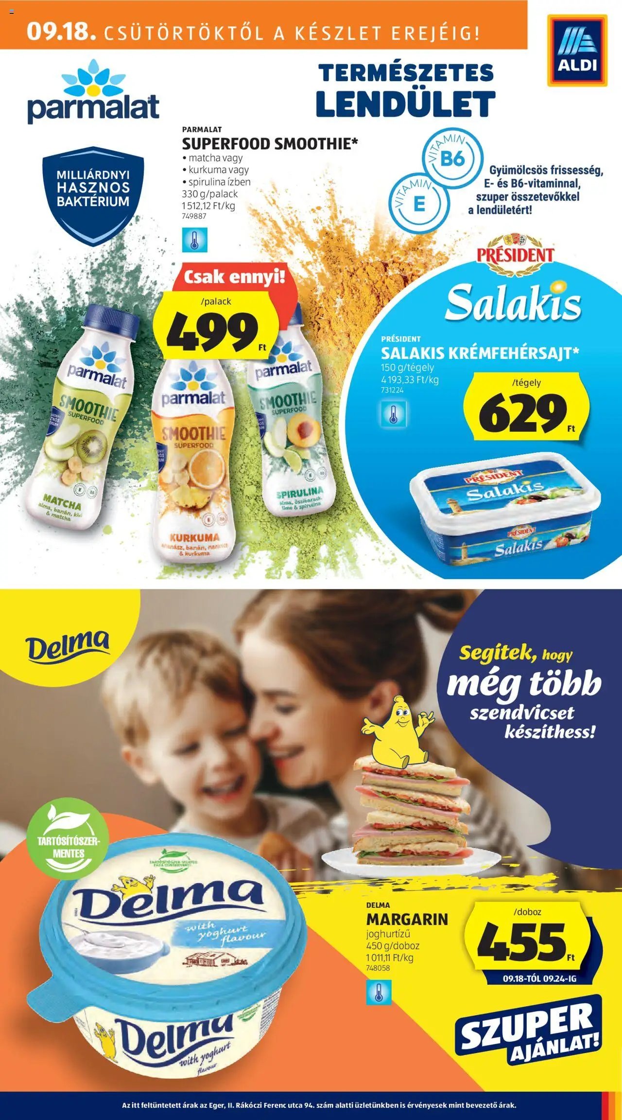 Aldi újság 2025.09.18. Akciós újság Aldi (2025-09-18 - 2025-09-24)