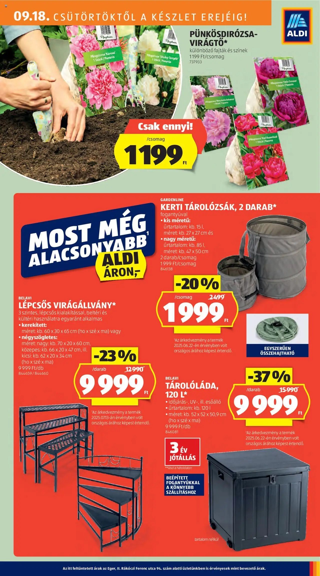 Aldi újság 2025.09.18. Akciós újság Aldi (2025-09-18 - 2025-09-24)