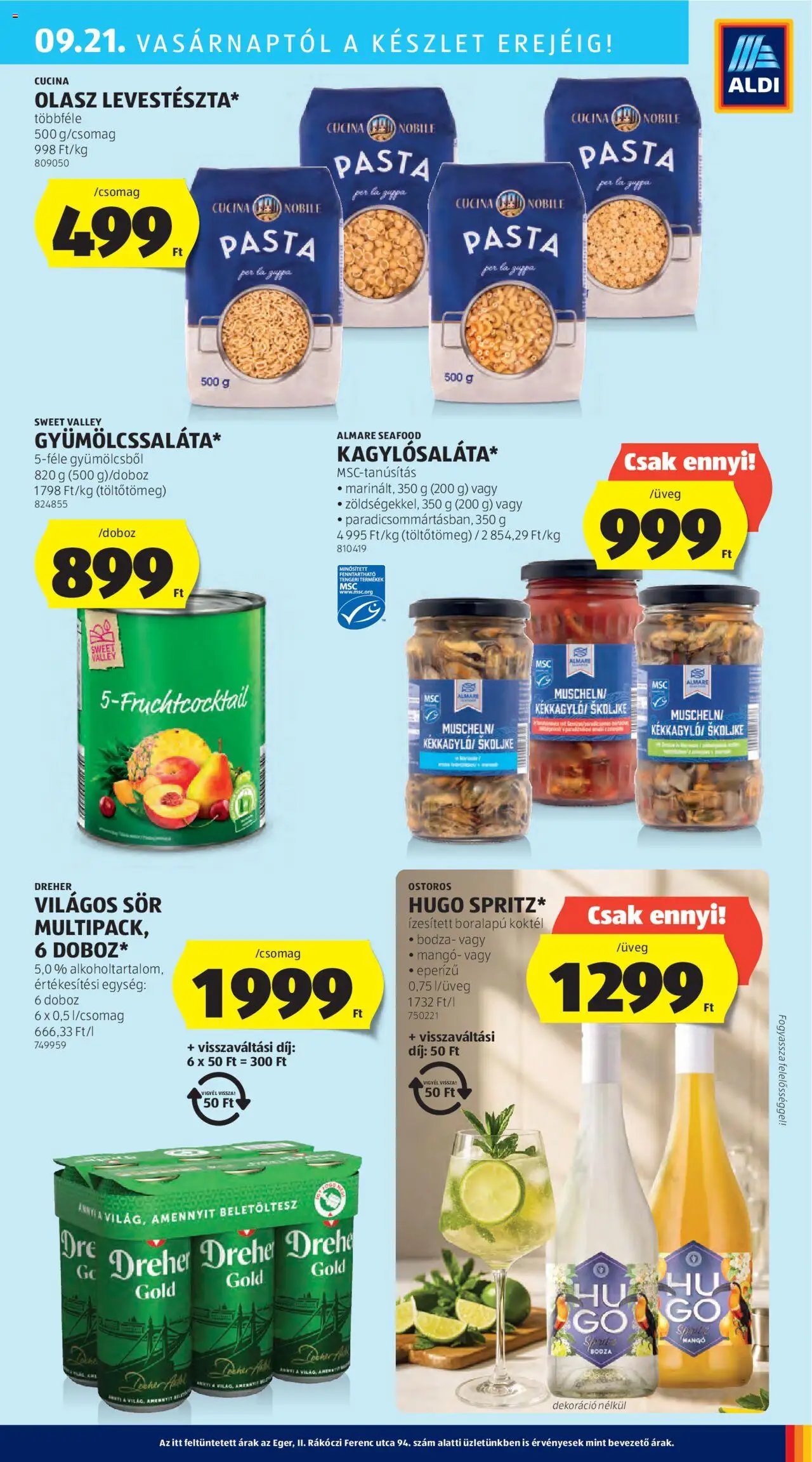 Aldi újság 2025.09.18. Akciós újság Aldi (2025-09-18 - 2025-09-24)