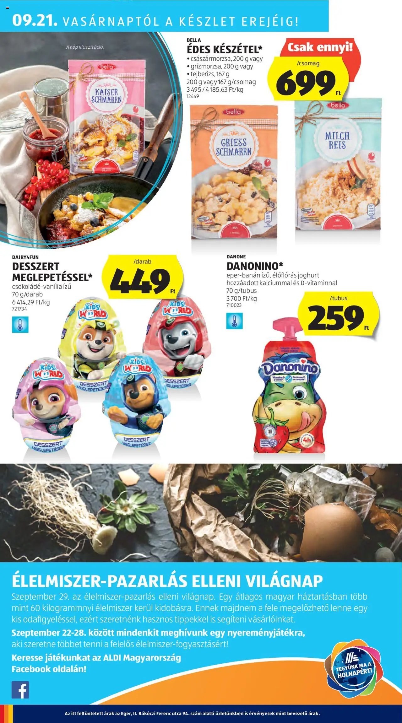 Aldi újság 2025.09.18. Akciós újság Aldi (2025-09-18 - 2025-09-24)