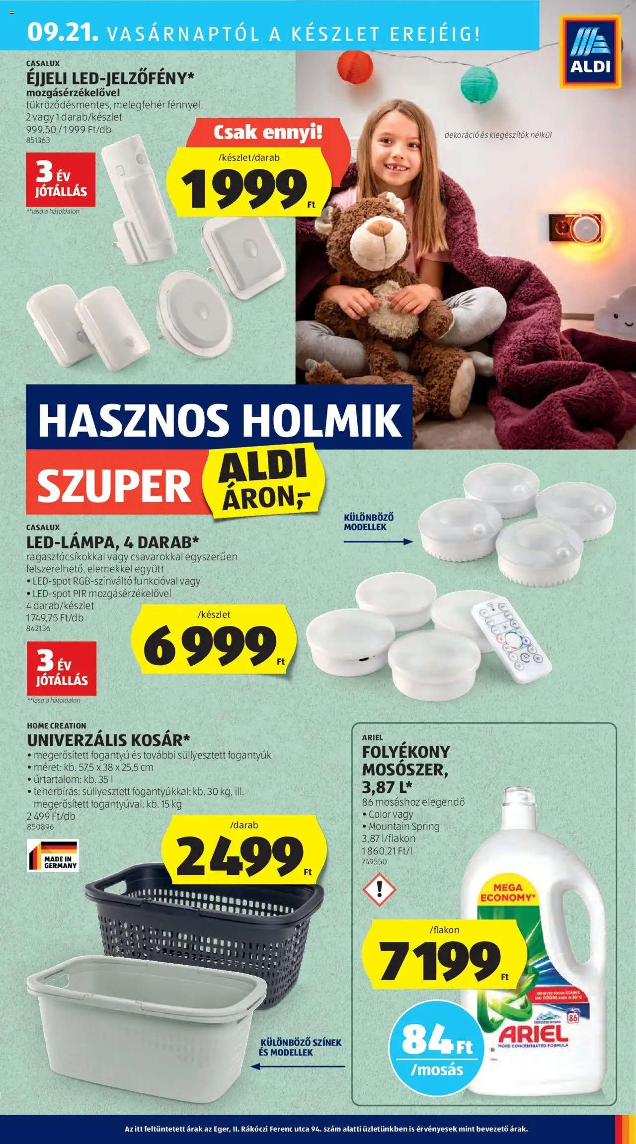 Aldi újság 2025.09.18. Akciós újság Aldi (2025-09-18 - 2025-09-24)