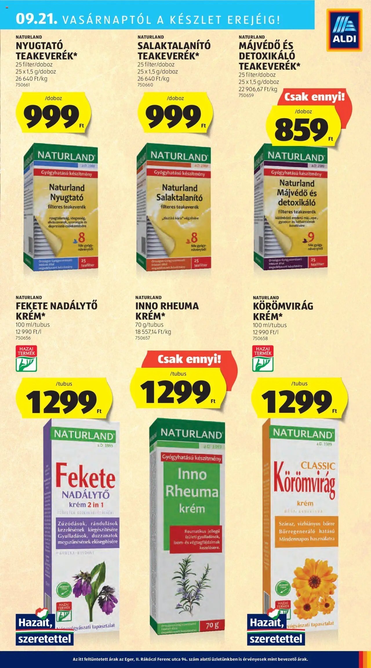 Aldi újság 2025.09.18. Akciós újság Aldi (2025-09-18 - 2025-09-24)