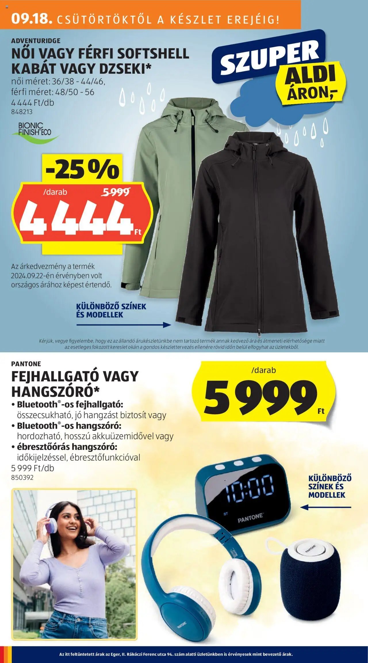 Aldi újság 2025.09.18. Akciós újság Aldi (2025-09-18 - 2025-09-24)