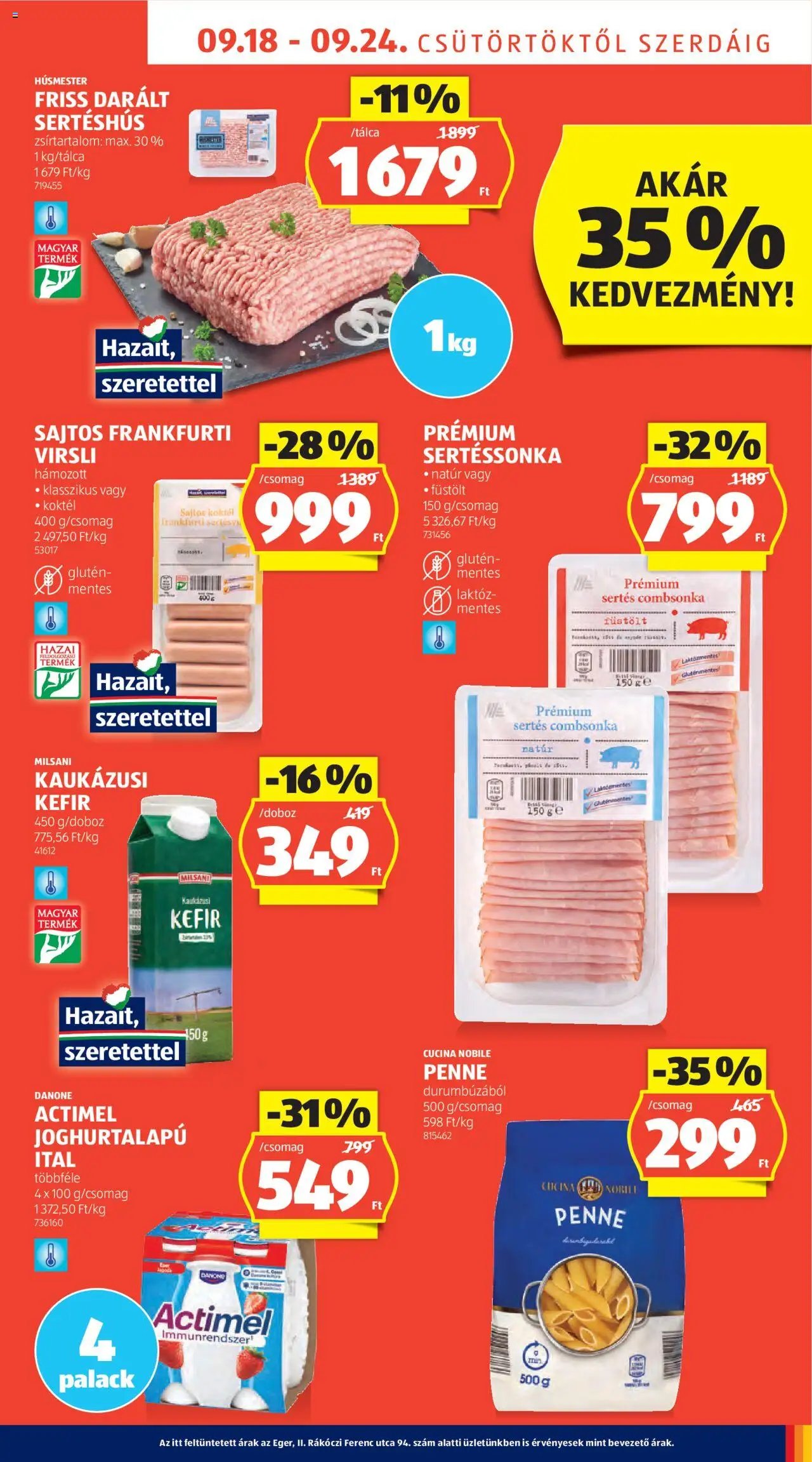 Aldi újság 2025.09.18. Akciós újság Aldi (2025-09-18 - 2025-09-24)