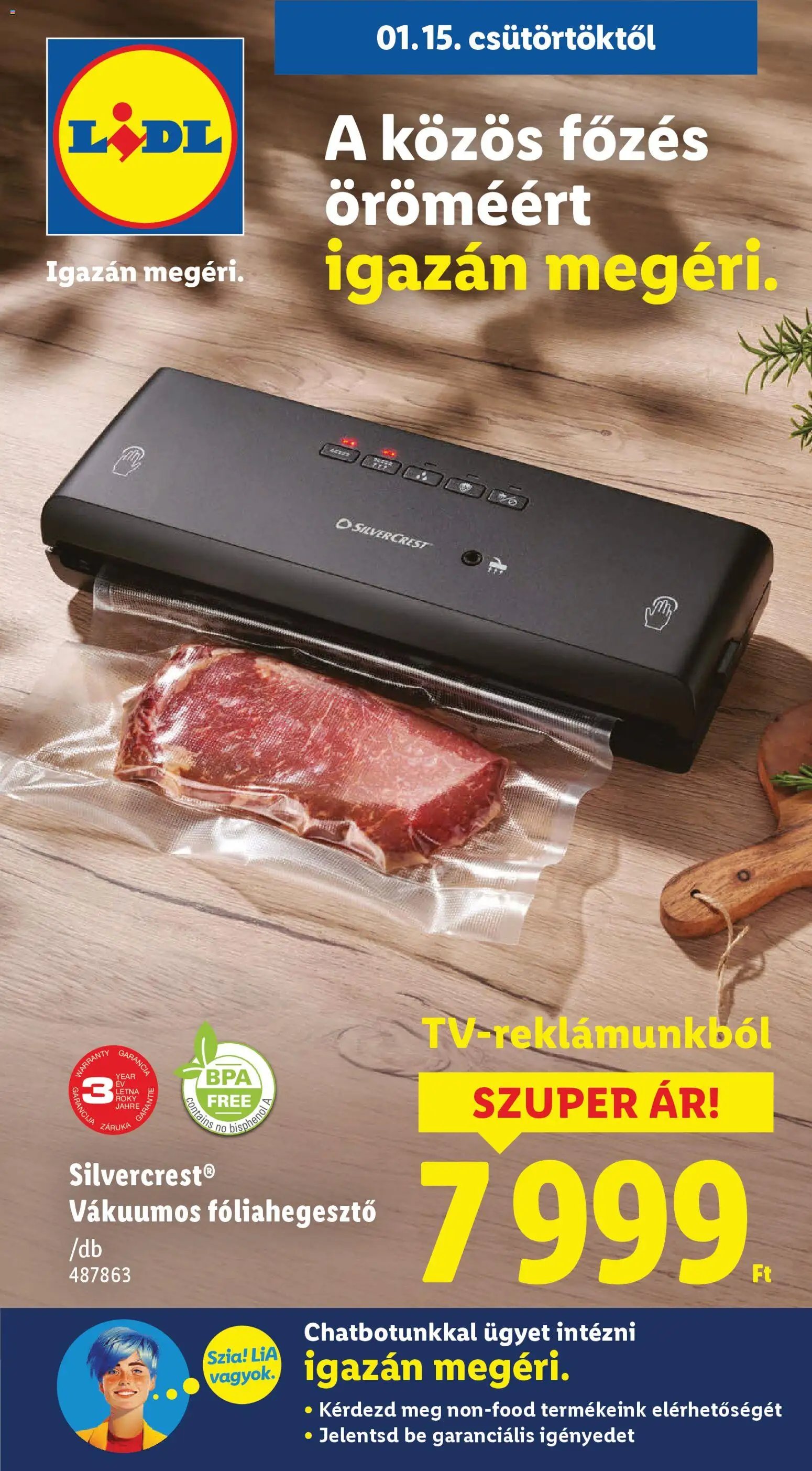 Lidl újság 2026.01.15. Nonfood kínálatunk (2026-01-15 - 2026-01-21)