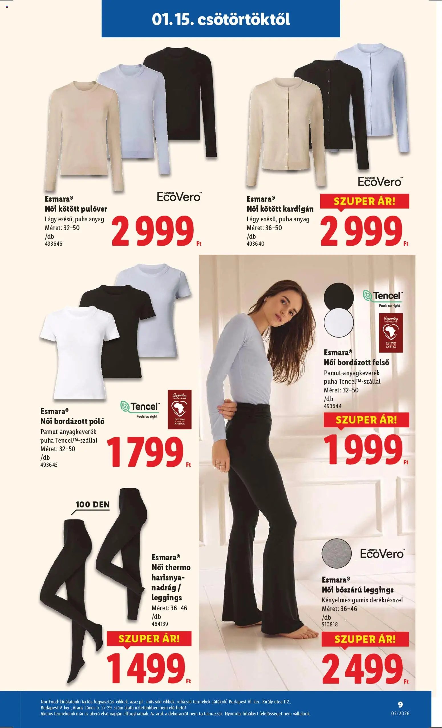 Lidl újság 2026.01.15. Nonfood kínálatunk (2026-01-15 - 2026-01-21)