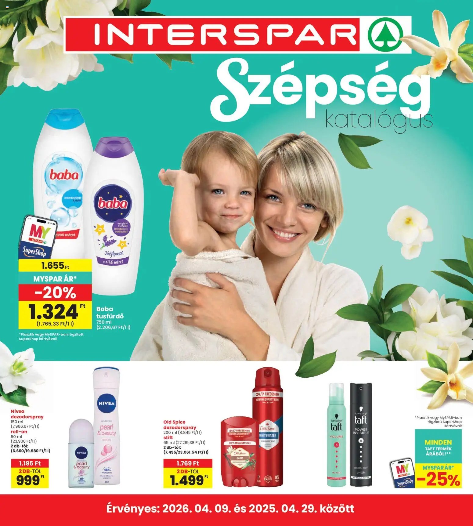 Interspar újság 2026.04.09. Interspar Szépség katalógus 2 (2026-04-09 - 2026-04-29)