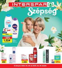 Interspar újság 2026.04.09. Interspar Szépség katalógus 2 (2026-04-09 - 2026-04-29)
