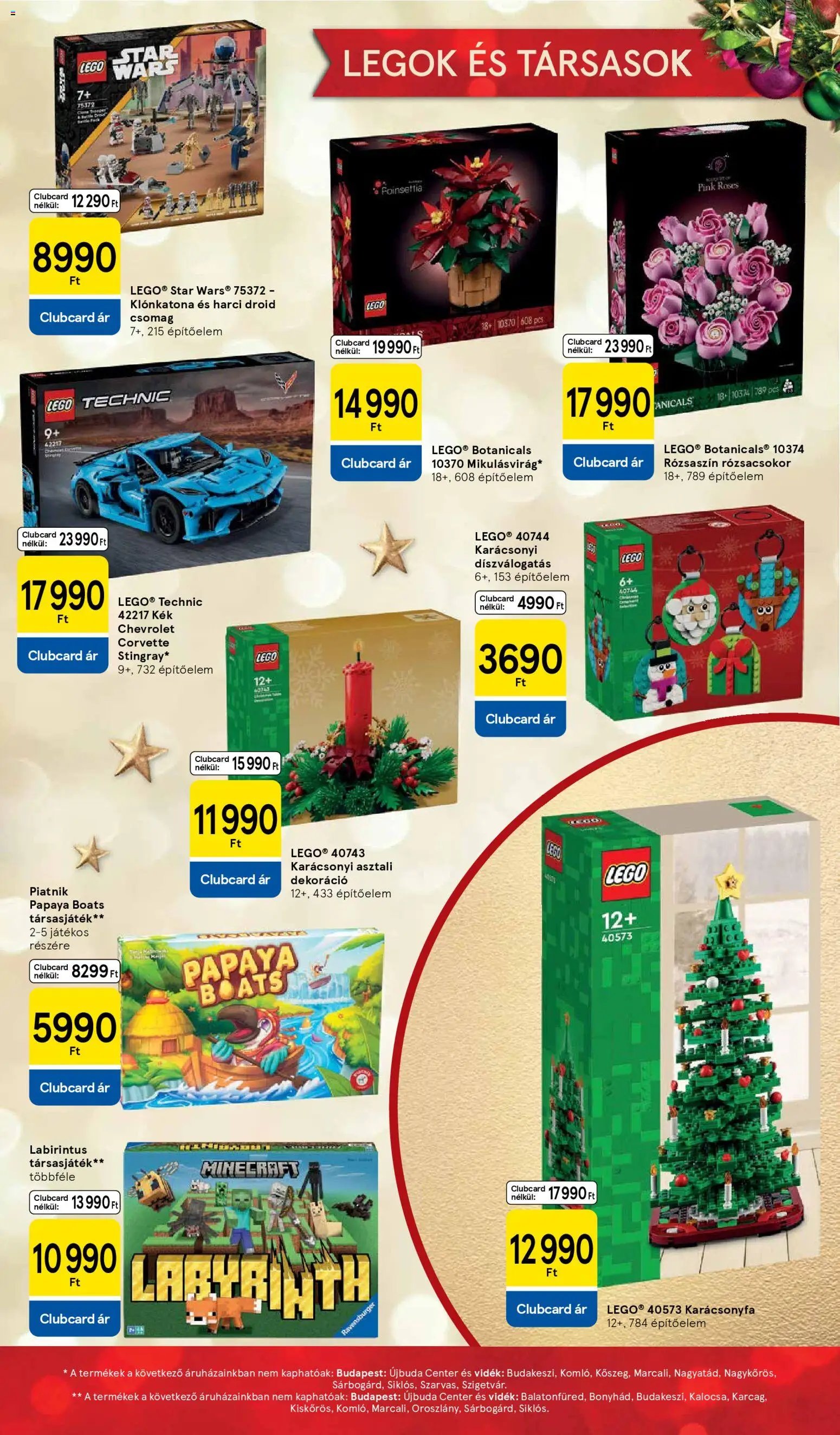 Tesco újság 2025.11.26. Karácsonyi katalógus (2025-11-26)