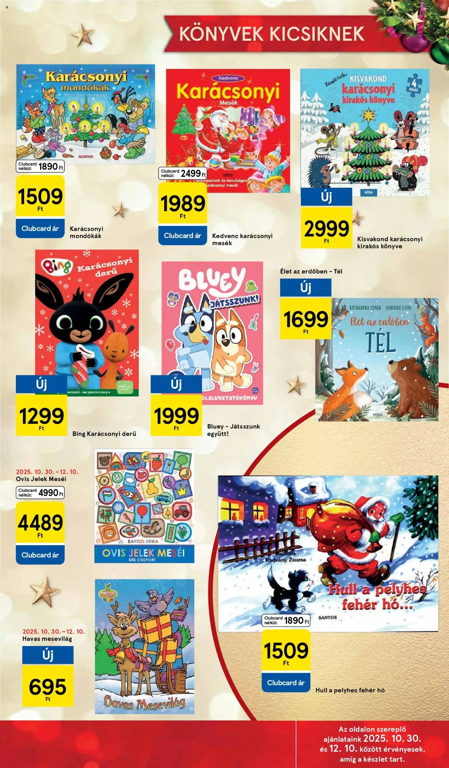 Tesco újság 2025.11.26. Karácsonyi katalógus (2025-11-26)