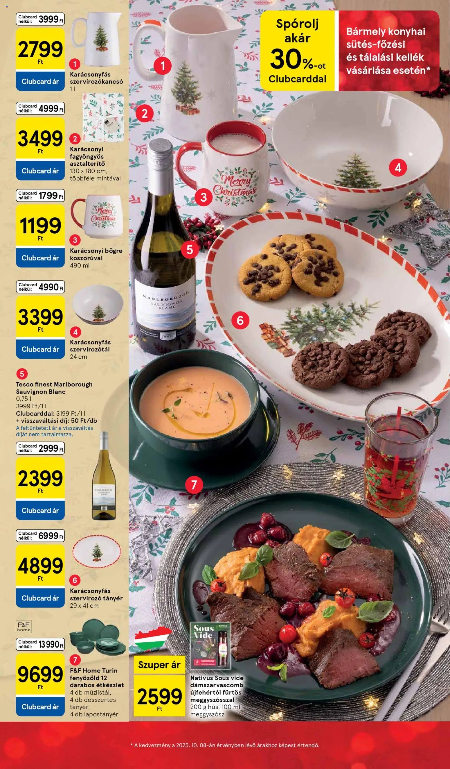 Tesco újság 2025.11.26. Karácsonyi katalógus (2025-11-26)