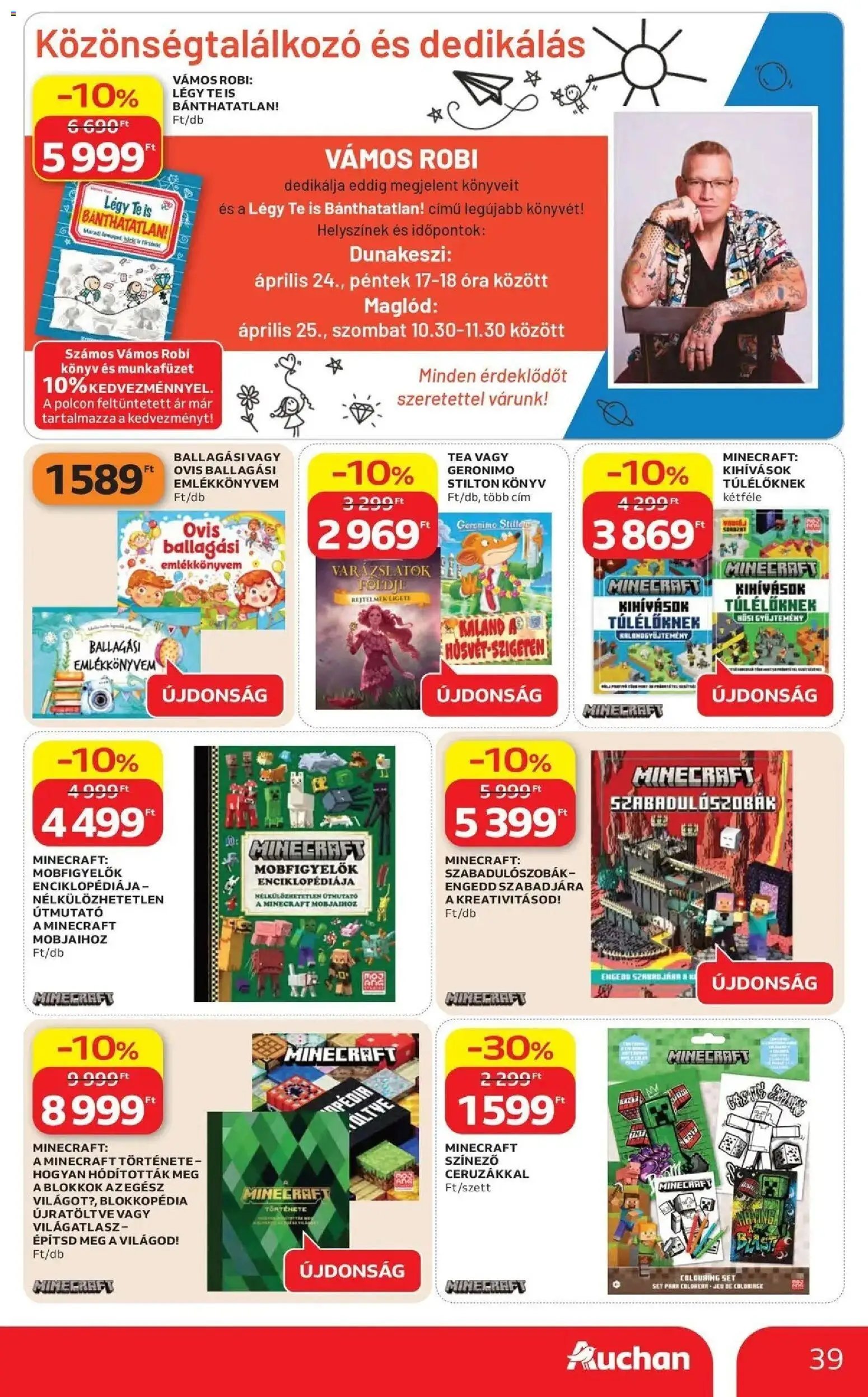 Auchan újság 2026.04.23. Auchan akciós újság Székesfehérvár (2026-04-23 - 2026-04-29)