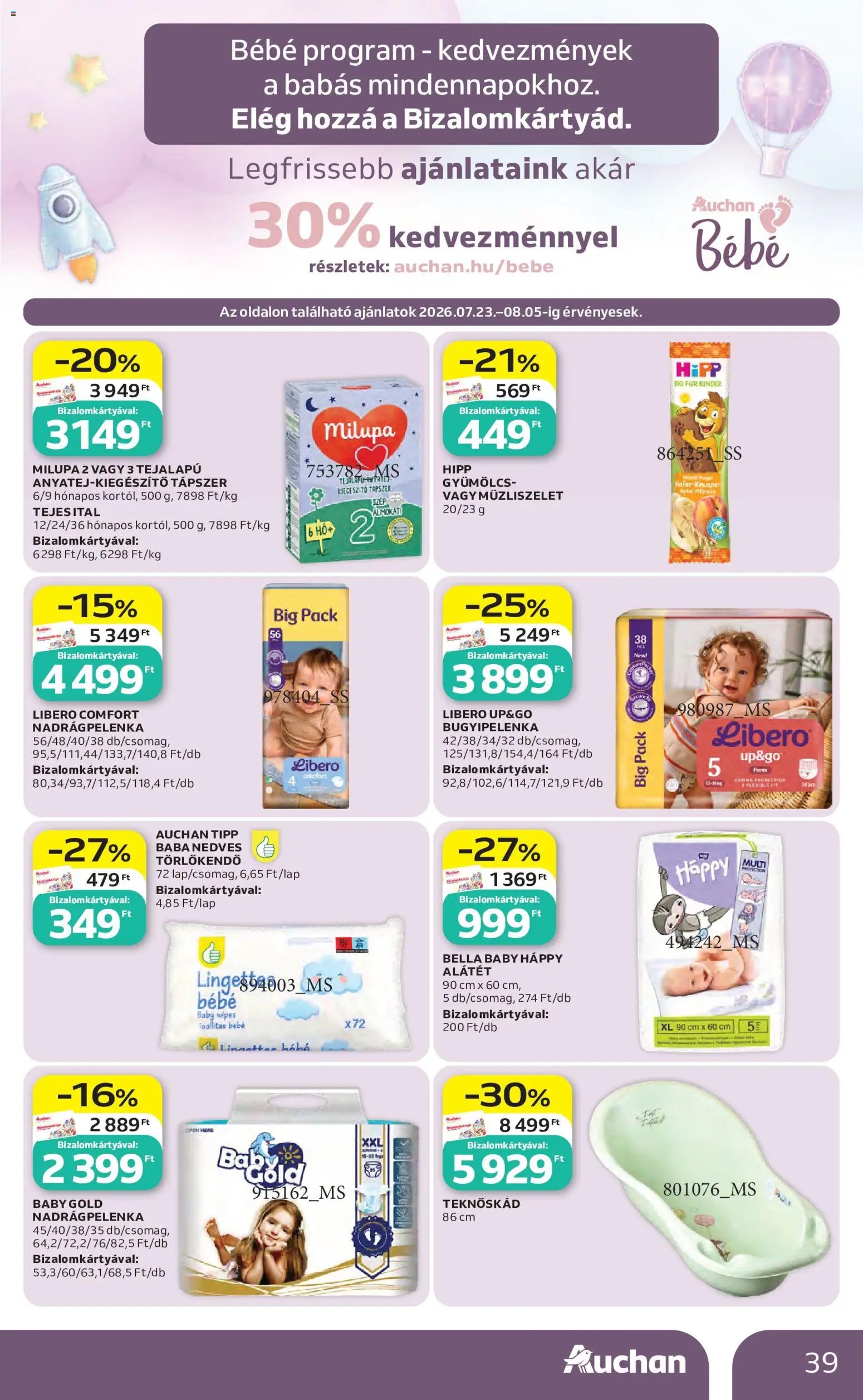 Auchan újság 2026.07.23. Auchan akciós újság