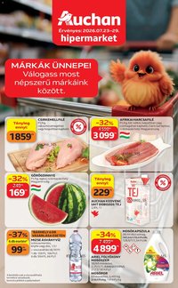 Auchan újság 2026.07.23. Auchan akciós újság